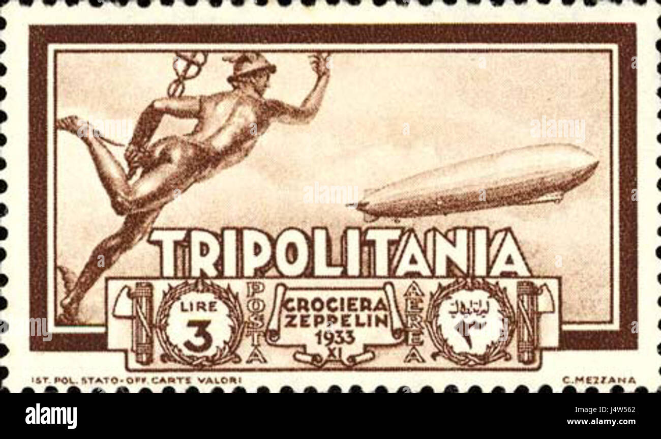 TripolitanaZeppelin3lr Stockfoto
