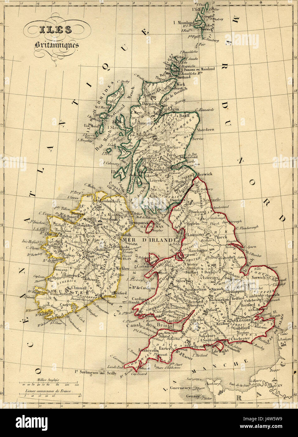 Vereinigtes Königreich 1843 Stockfoto