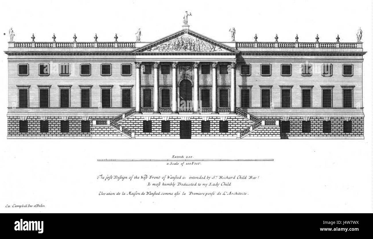 Wanstead bestimmt design Stockfoto