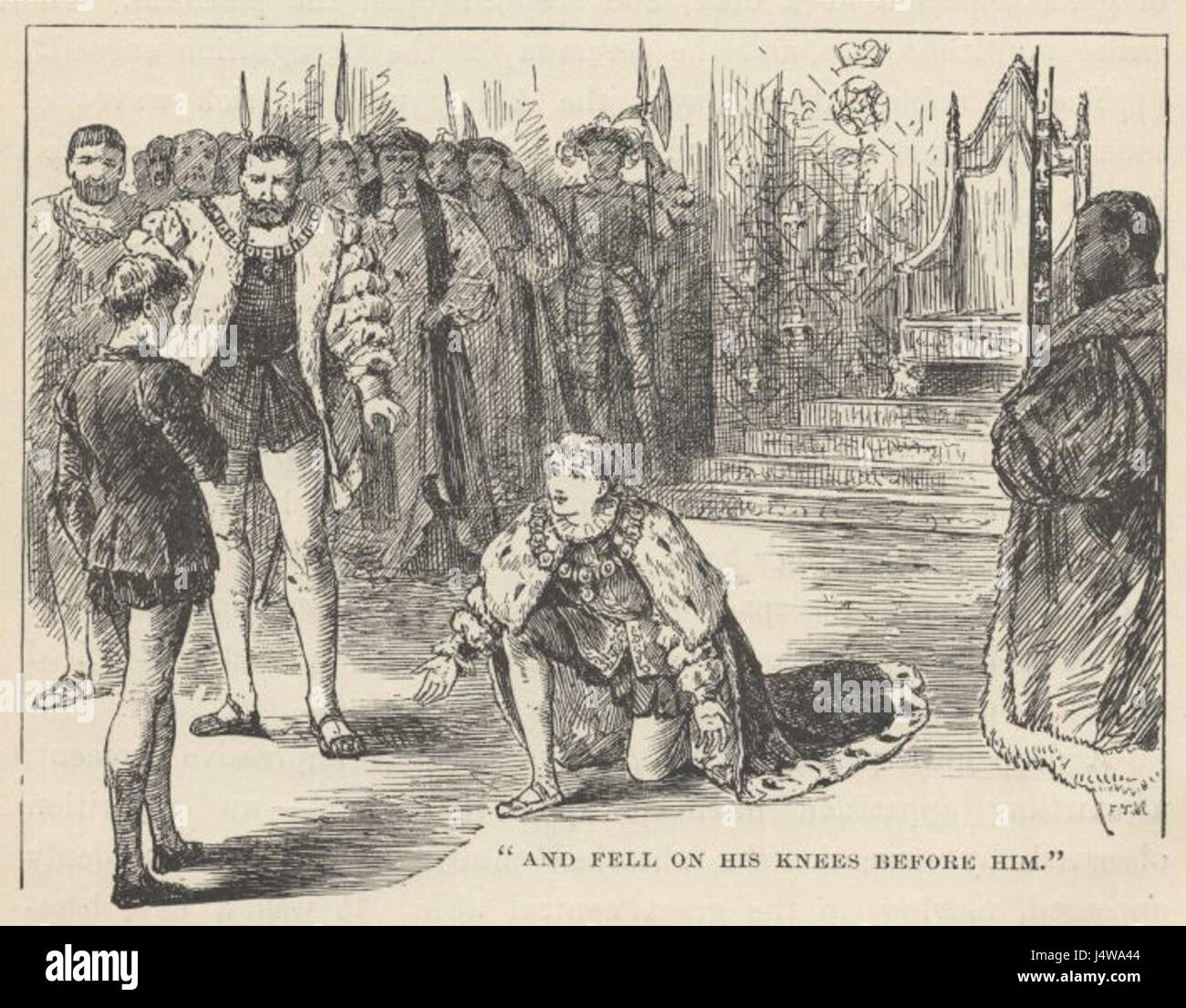 Der Prinz und der Bettelknabe 32 370 Stockfoto