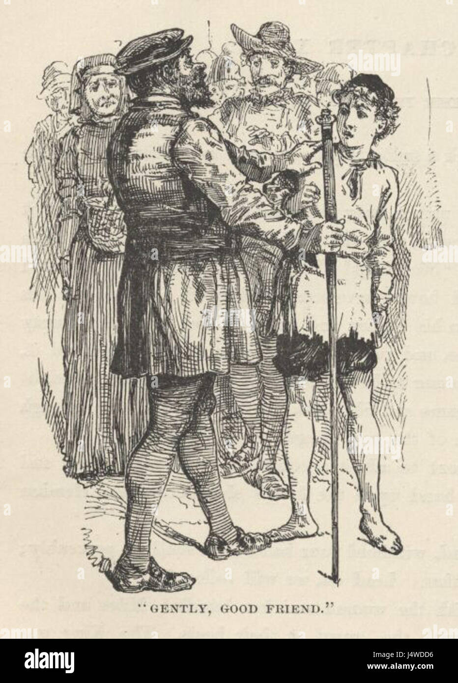 Der Prinz und der Pauper ist ein 1881 erschienener Roman von Mark Twain. Es erzählt die Geschichte von zwei Jungen, die ihren Platz wechseln und das Leben in der sozialen Klasse der otherâ erleben und dabei Fragen der Klasse und der Gesellschaft herausstellen. Stockfoto
