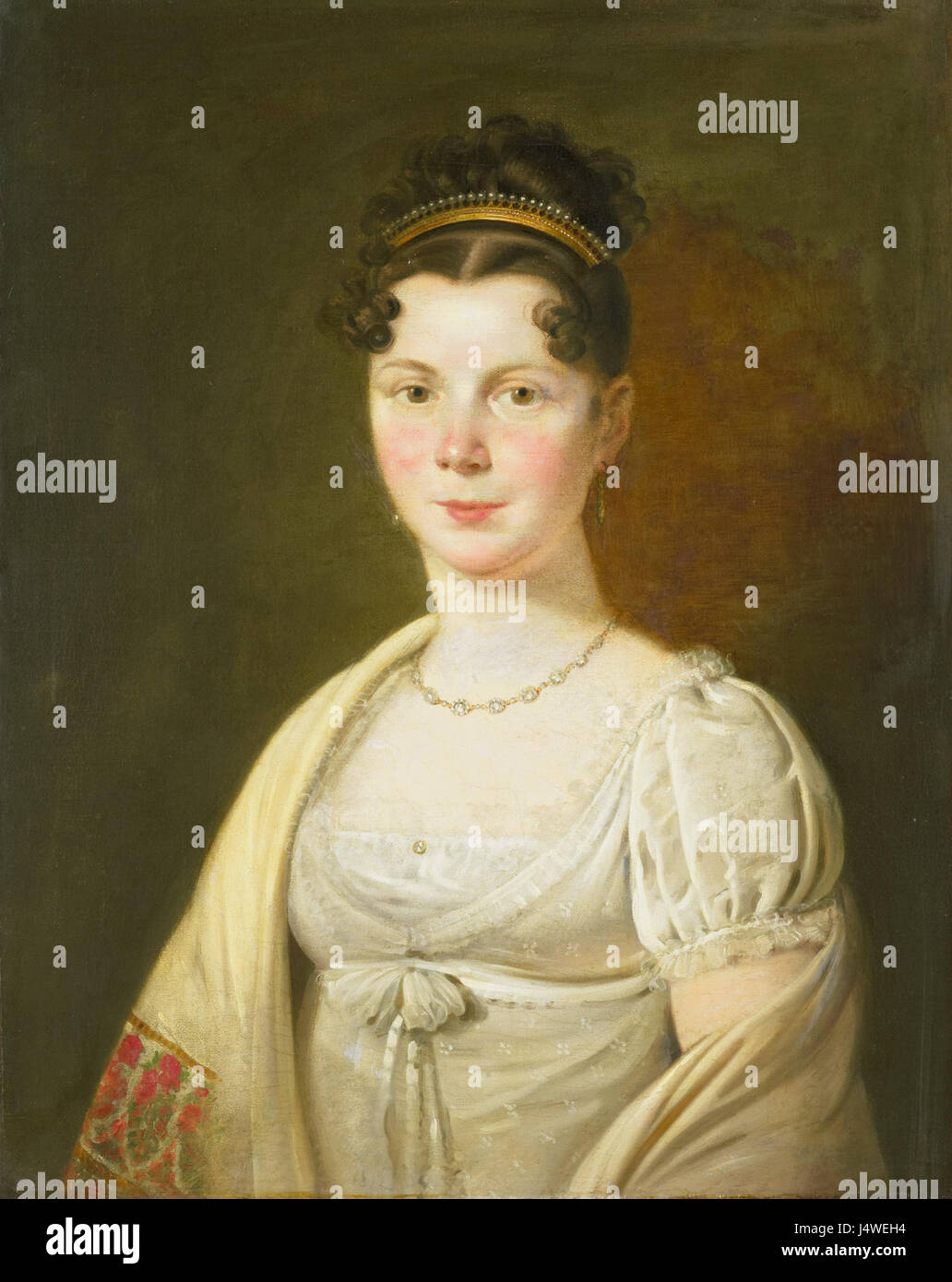 Wilhelmina Maria Haack (1786–1857), die vierte Ehefrau von Gerrit Verdooren, ist in einem Kunstwerk im Rijksmuseum zu sehen, das ihre Rolle in der niederländischen Geschichte und ihre Verbindung mit der Familie Verdooren widerspiegelt. Stockfoto Wilhelmina Maria Haack (1786–1857), die vierte Ehefrau von Gerrit Verdooren, ist in einem Kunstwerk im Rijksmuseum zu sehen, das ihre Rolle in der niederländischen Geschichte und ihre Verbindung mit der Familie Verdooren widerspiegelt. Stockfoto