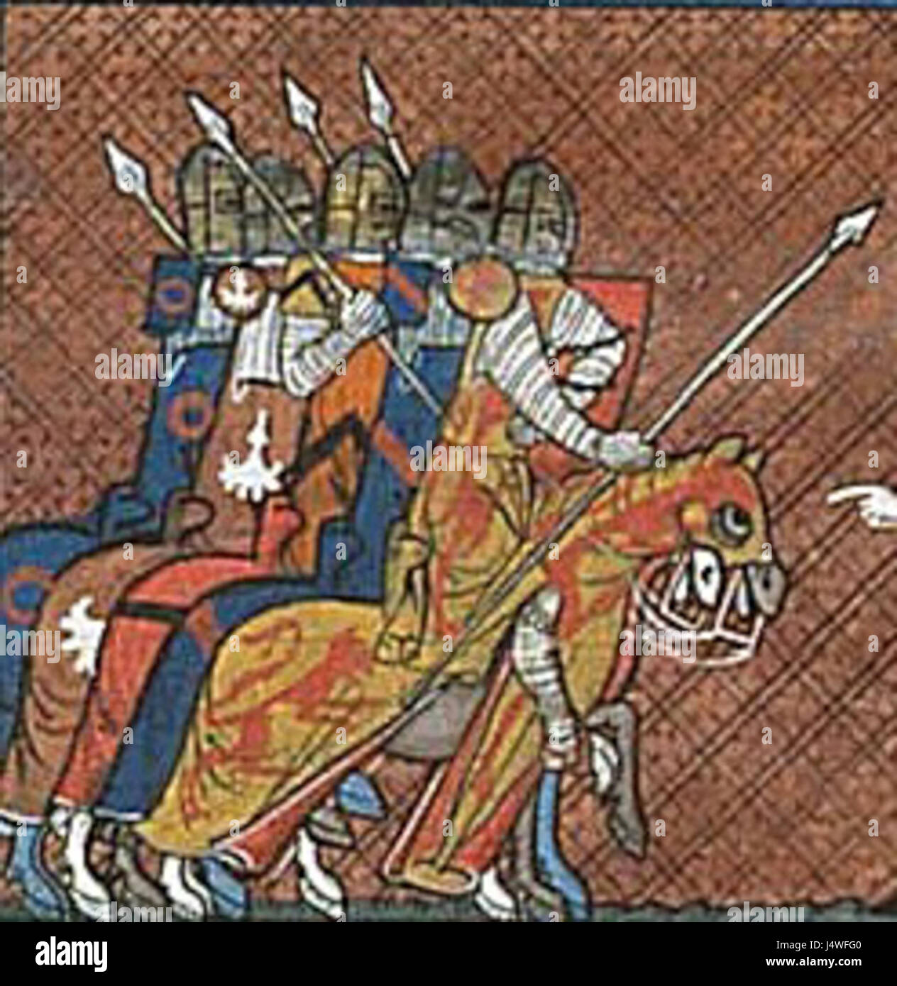 Theobald i. von Navarra Stockfoto