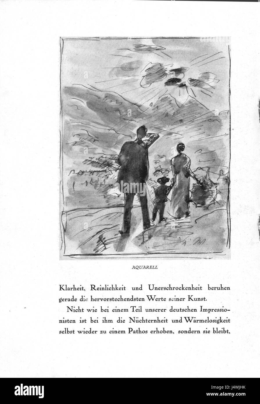 Dies ist eine Publikation mit dem Titel „Westermayr Neumanns Bilderhefte 141“, die Illustrationen oder Stiche zum Thema zeigt. Das Werk ist eine visuelle Sammlung detaillierter künstlerischer Werke, die typischerweise historische oder kulturelle Szenen darstellen. Stockfoto