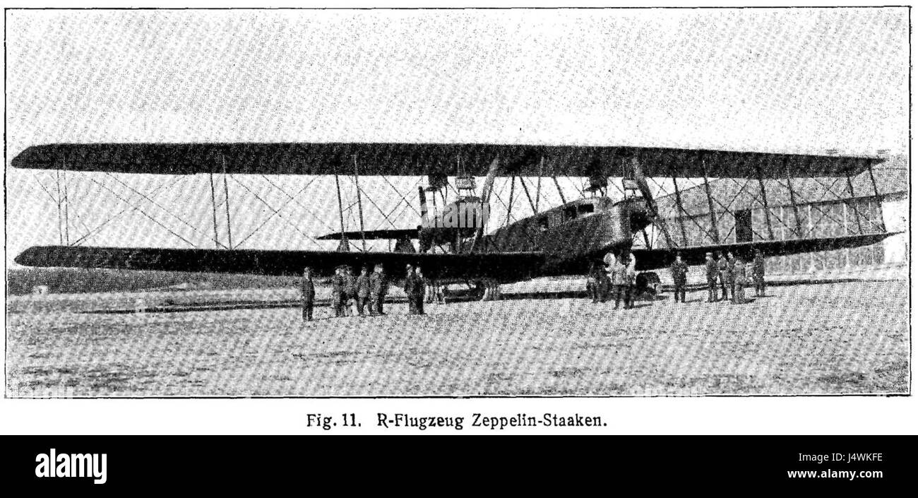 Zeppelin Staaken Typ R VI 01 Stockfoto