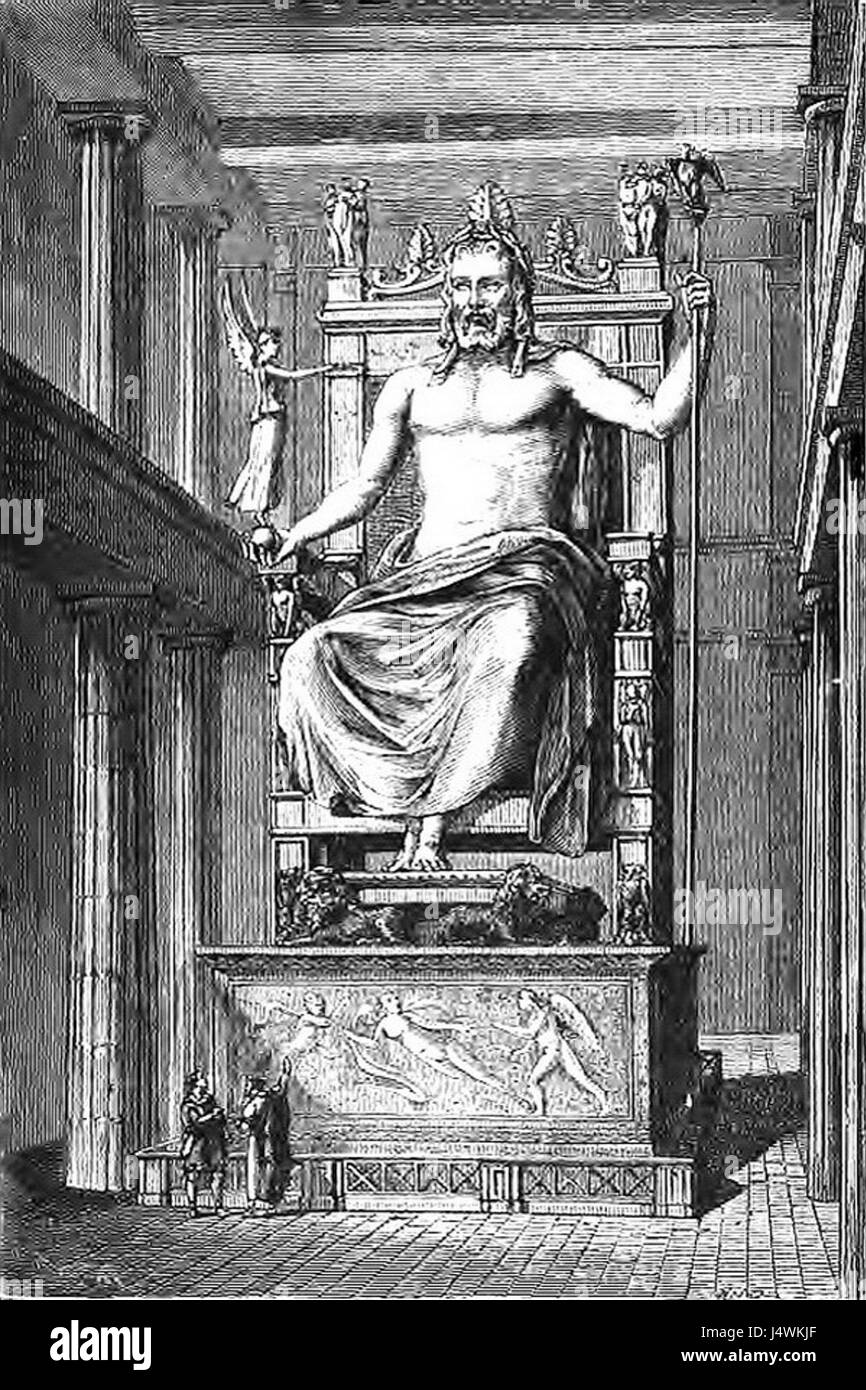Zeus d'Olympie (Barclay) Stockfoto
