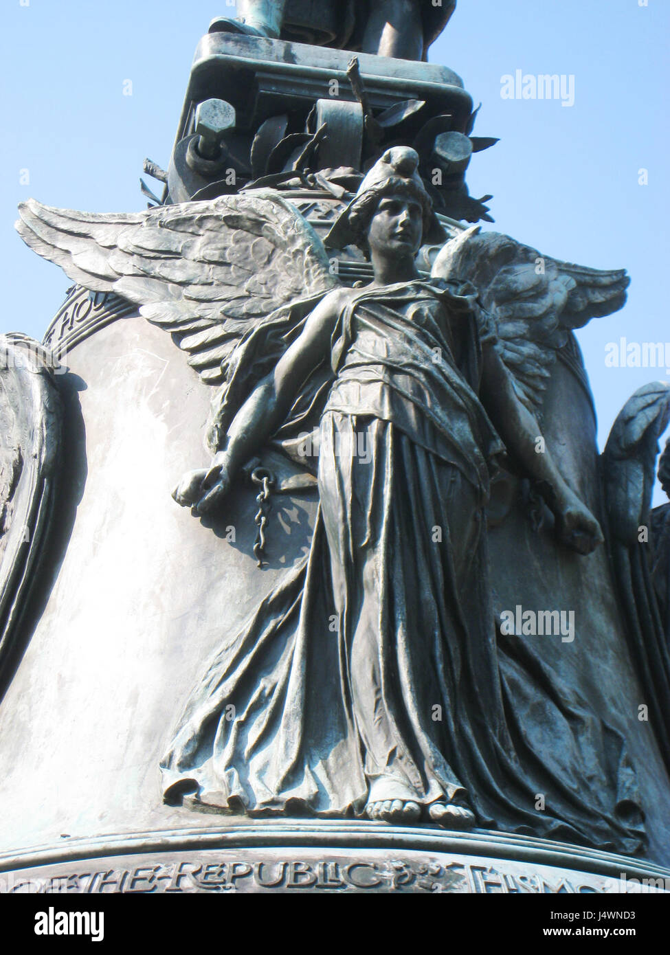 Thomas Jefferson durch Moses Jacob Ezekiel Detail 2 Stockfoto