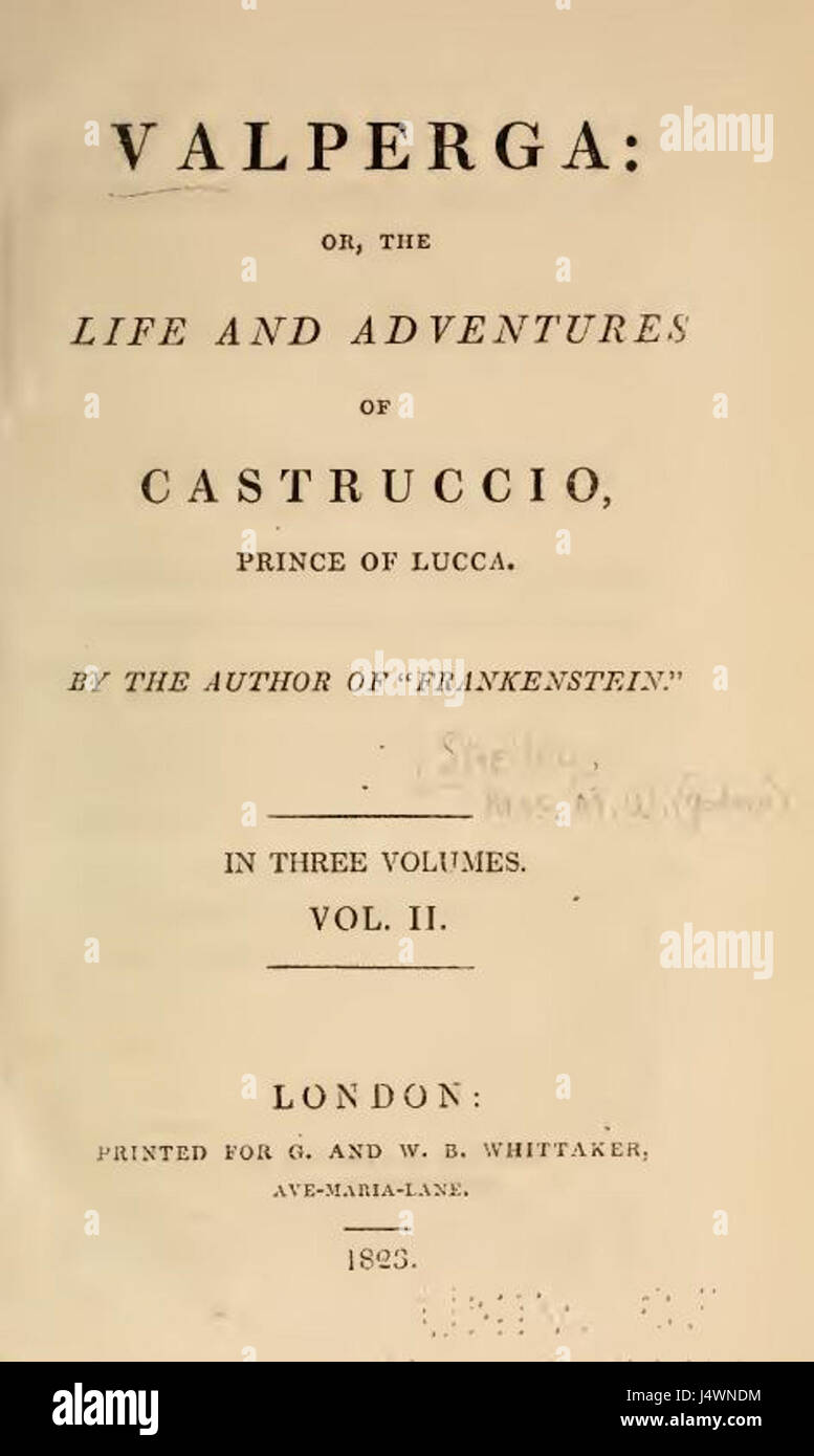 ValpergaTitleVol2 Stockfoto