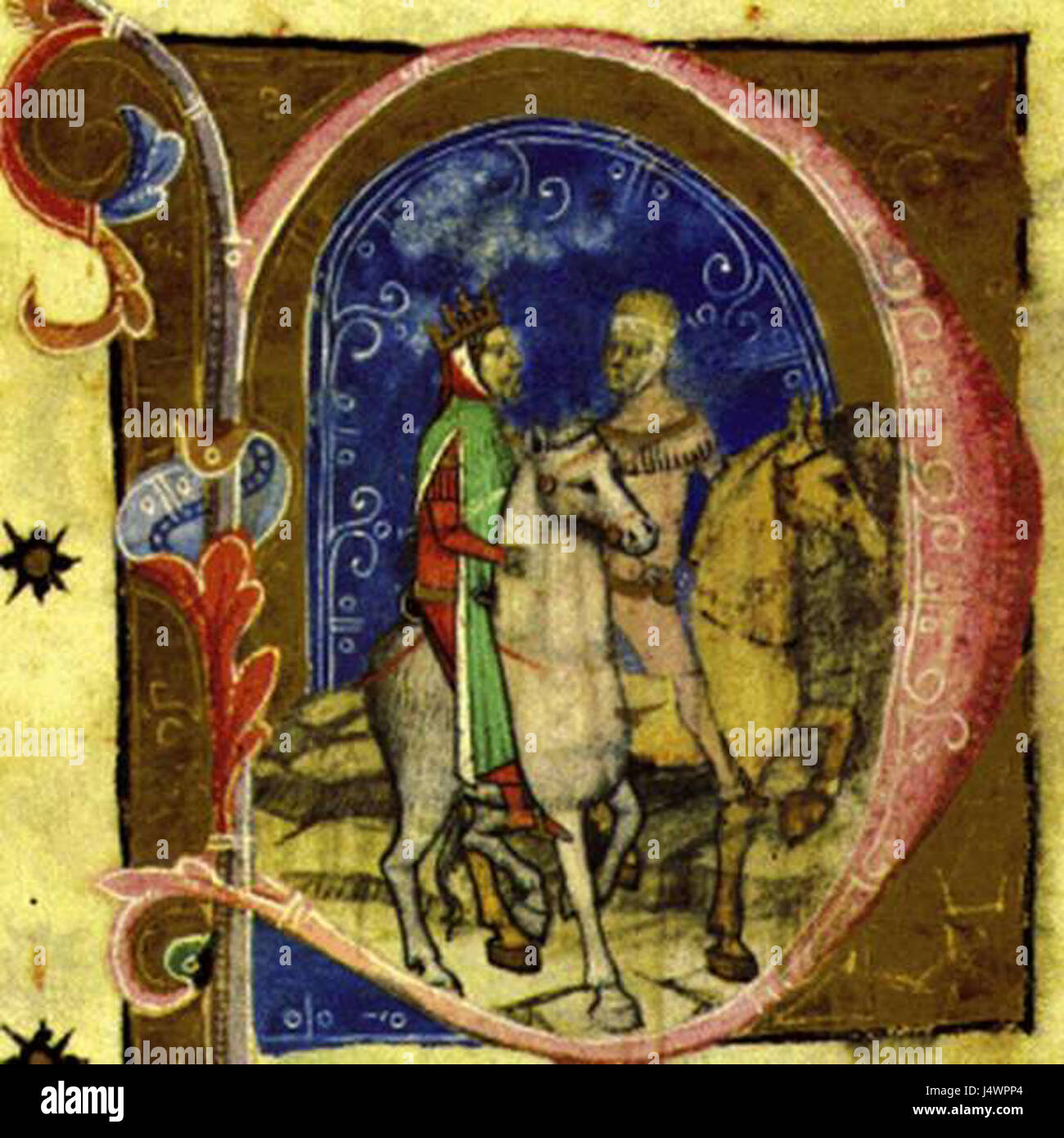 Vaclav3 prijezd Stockfoto