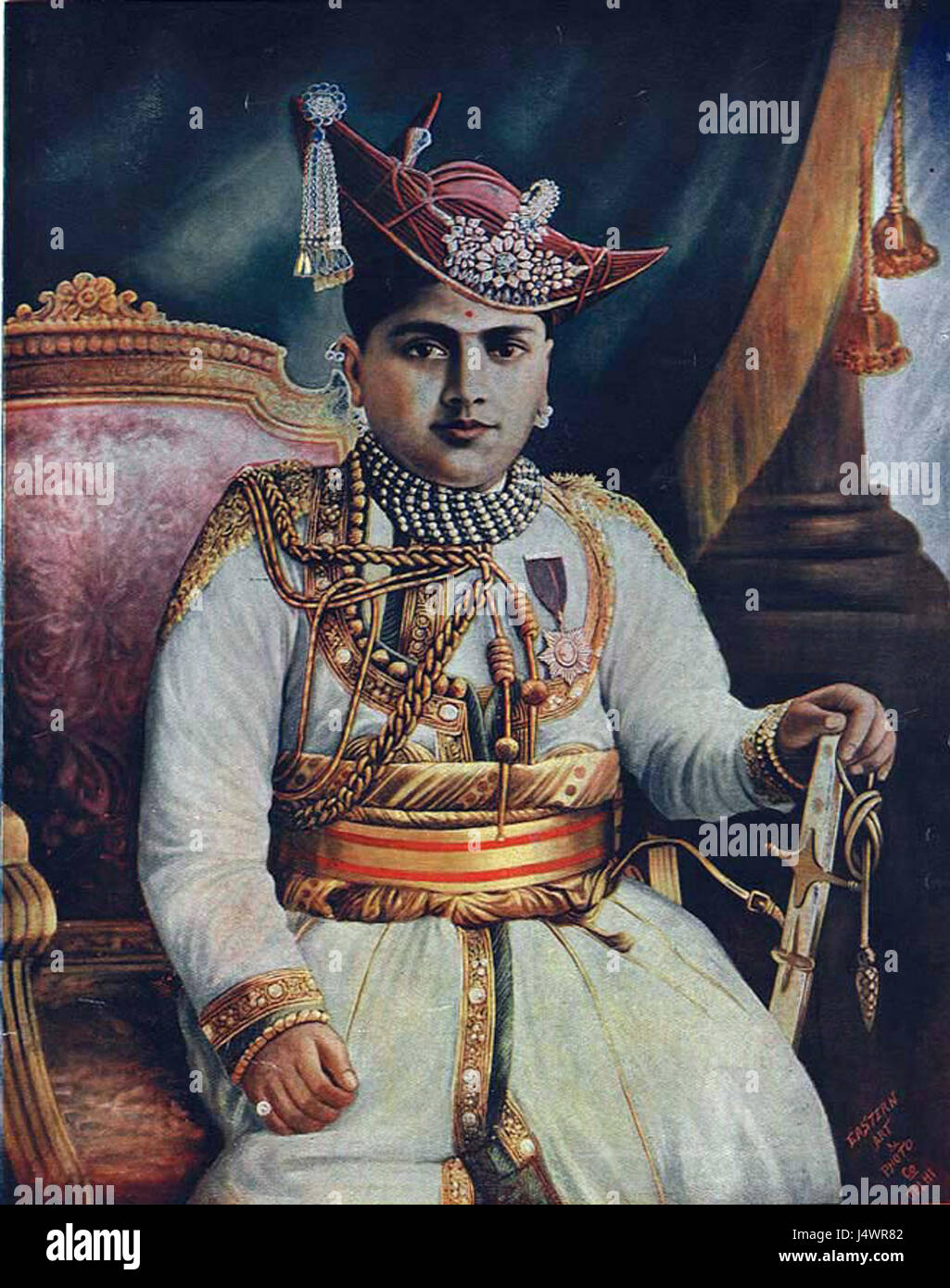 Der Maharaja von Gwalior Stockfoto