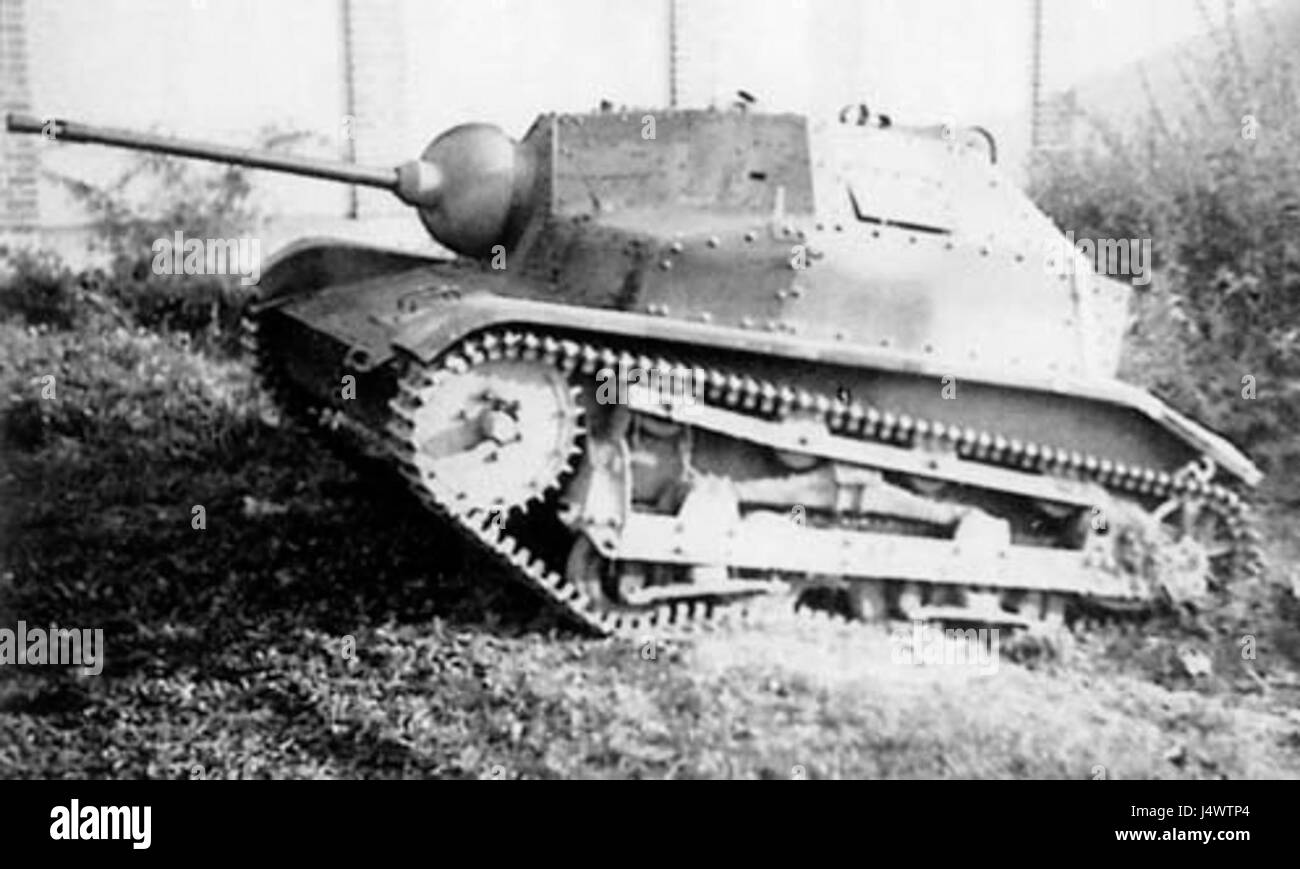 Die TKS 20mm bezieht sich auf eine Art von Flugabwehrwaffe, insbesondere eine 20mm Kaliber Waffe, die in militärischen Konflikten wie dem Zweiten Weltkrieg eingesetzt wurde. Stockfoto