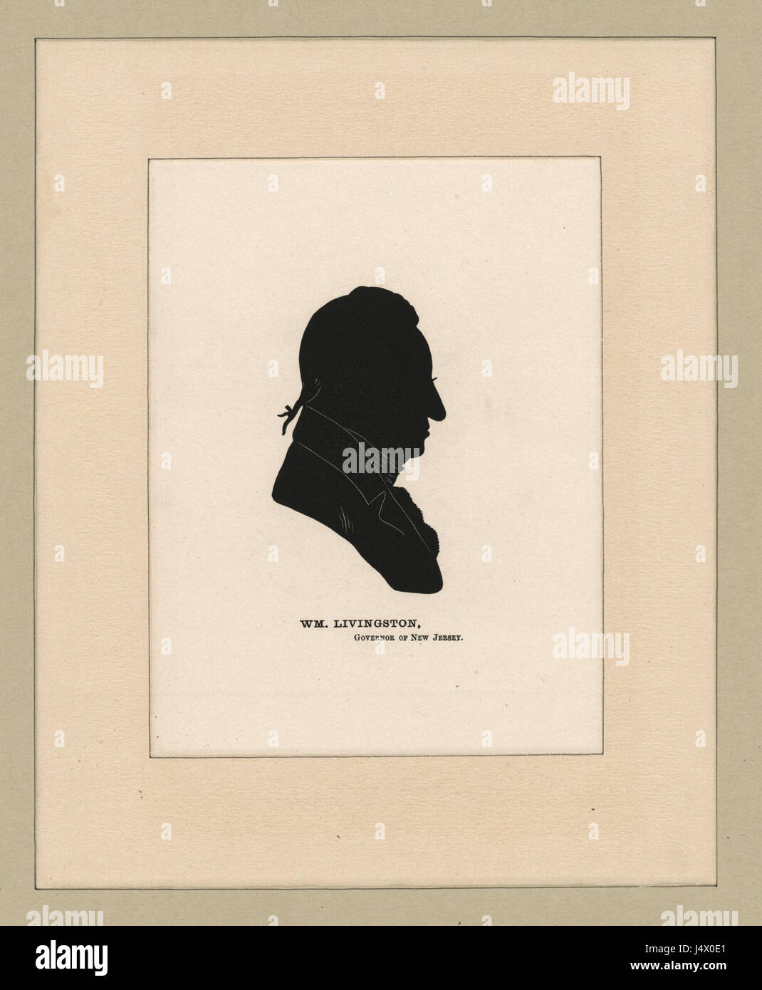 William Livingston, Gouverneur von New Jersey (NYPL NYPG94 F42 419811) Stockfoto