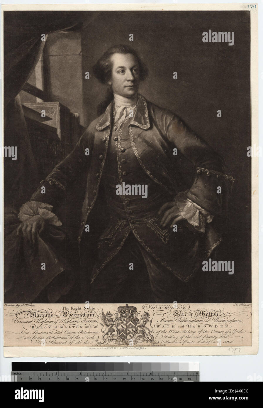 Richtig edel Charles Marquis von Rockingham (...) (NYPL NYPG94 F43 419848) Stockfoto