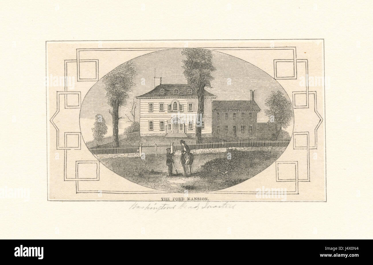 Die Ford-Villa (NYPL Hades 280080 EM3389) Stockfoto