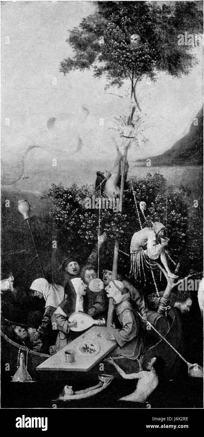 Das Schiff der Narren von Hieronymus Bosch (Vermeylen 1939) Stockfoto