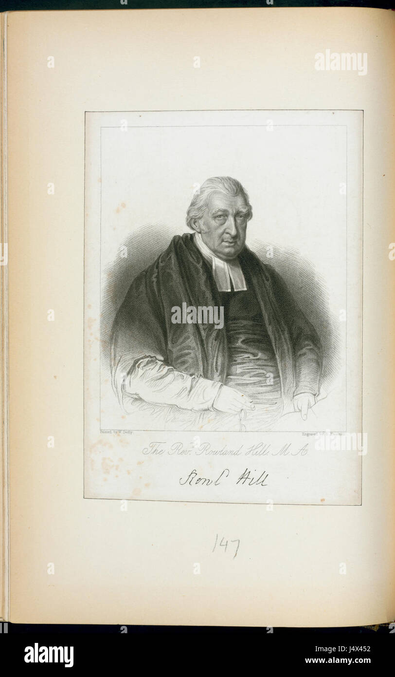 Der Reverend Rowland Hill, M.A (NYPL Hades 256066 431083) Stockfoto