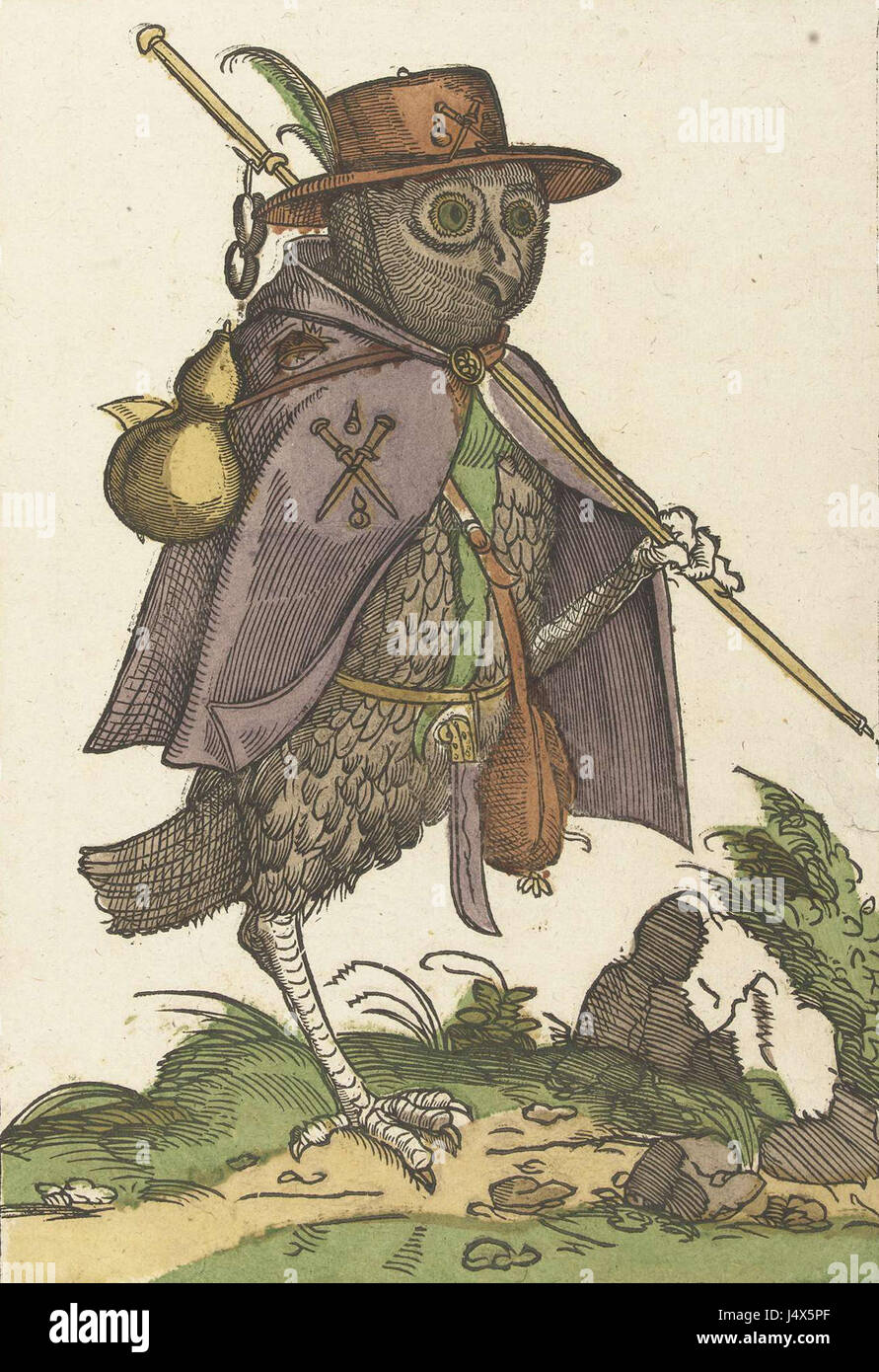 UIL Uitgedost als Pelgrim beschnitten Stockfoto