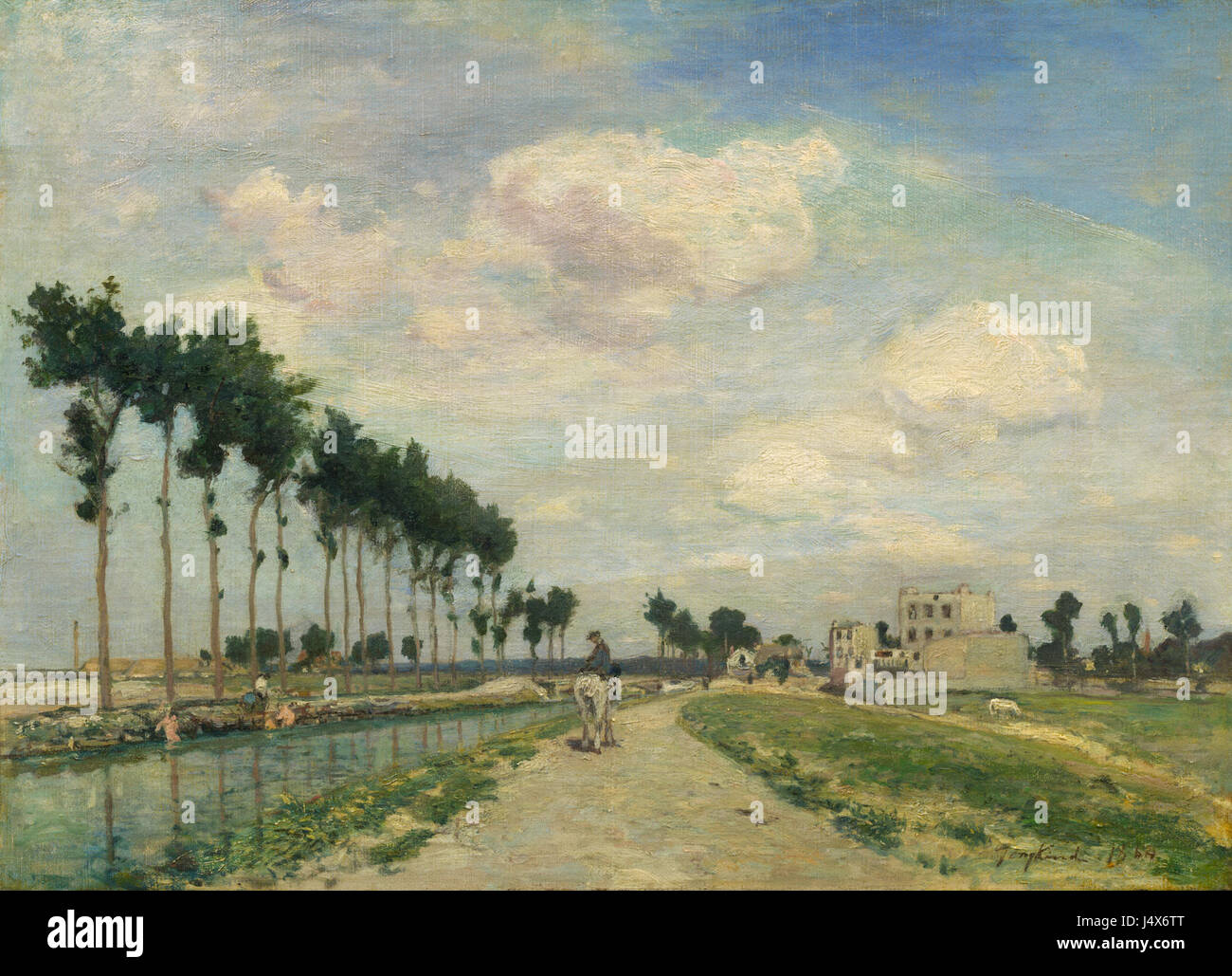 Der Leinpfad-A11144 Stockfoto