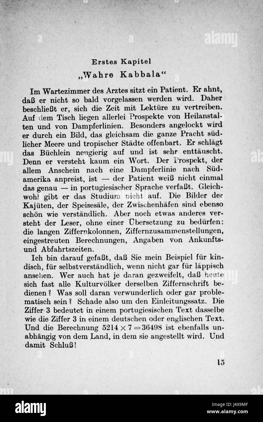 Vom Einmaleins Zum Integral Seite 015 Stockfoto