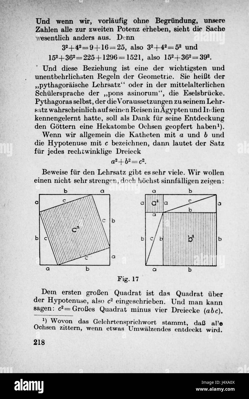 Vom Einmaleins Zum Integral Seite 218 Stockfoto