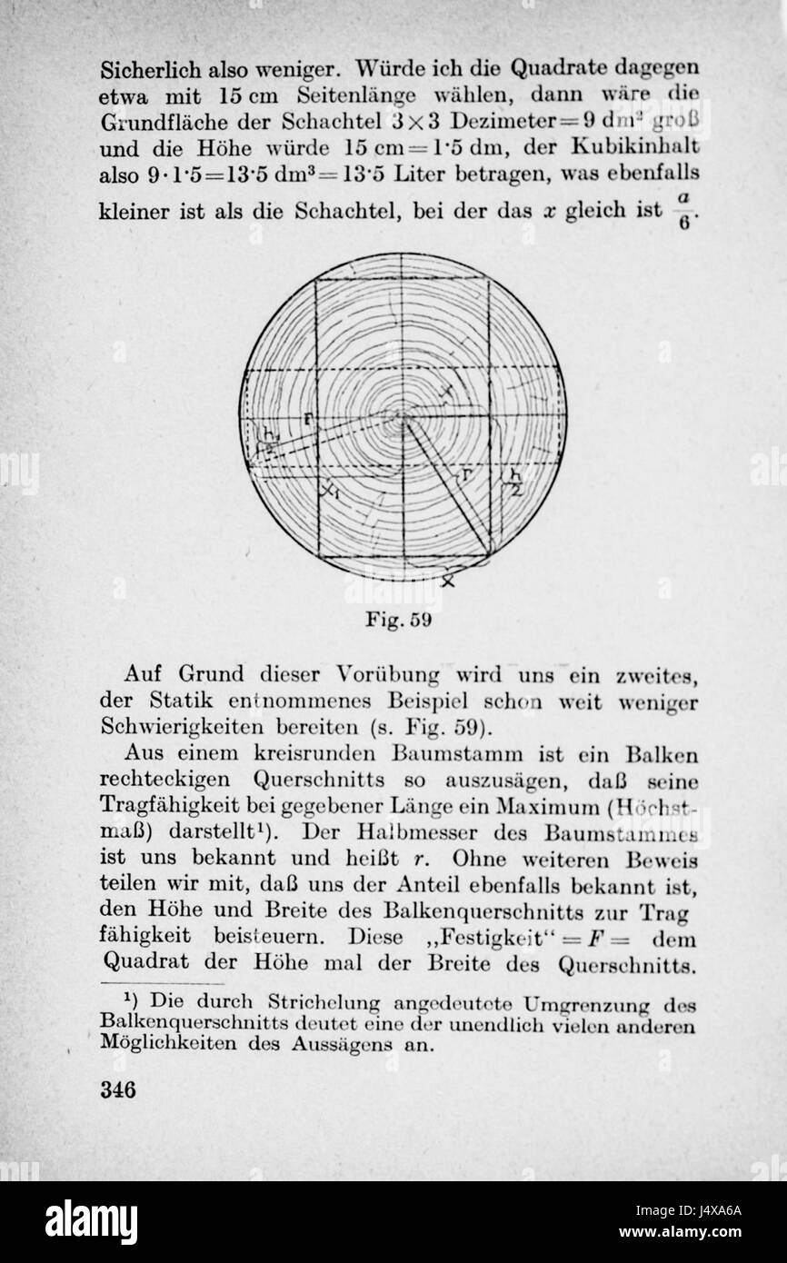 Vom Einmaleins Zum Integral Seite 346 Stockfoto