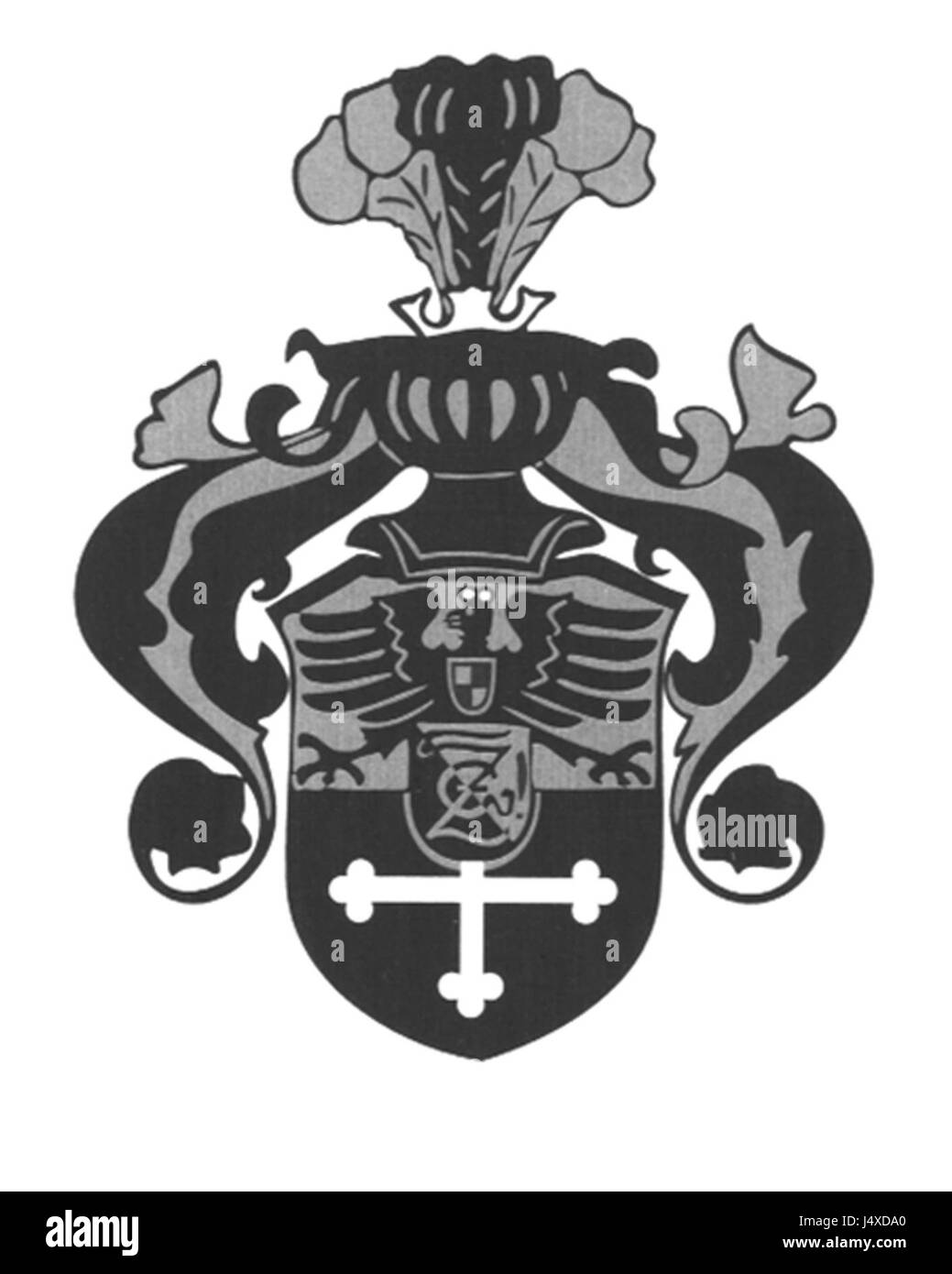 Zollernwappen1 Stockfoto