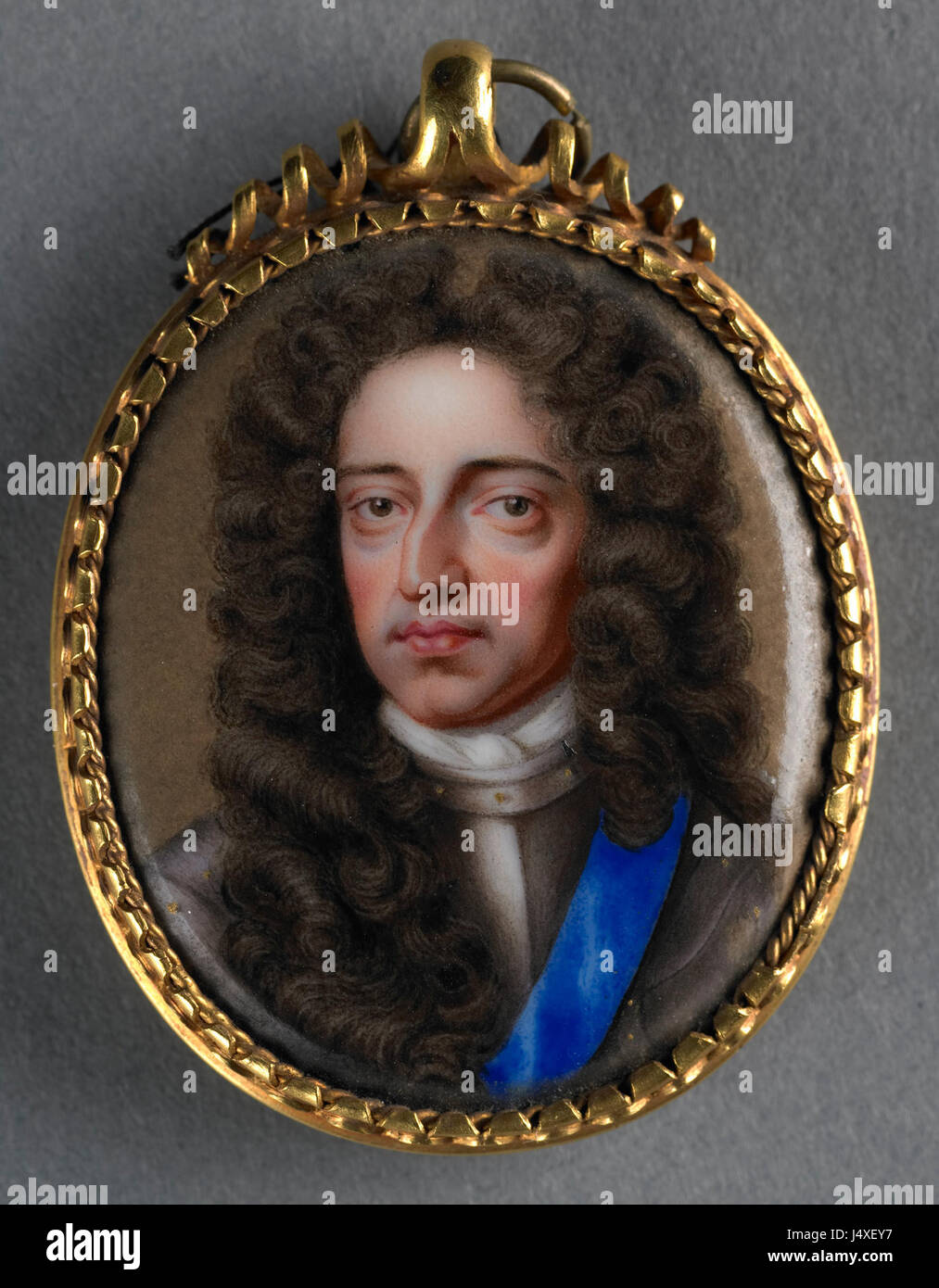 Willem III. Von Orange (1650–1702), auch bekannt als Wilhelm von Orange, war ein niederländischer Prinz, der 1689 König von England wurde. Seine Herrschaft war geprägt von politischer und militärischer Bedeutung, insbesondere während der glorreichen Revolution. Stockfoto