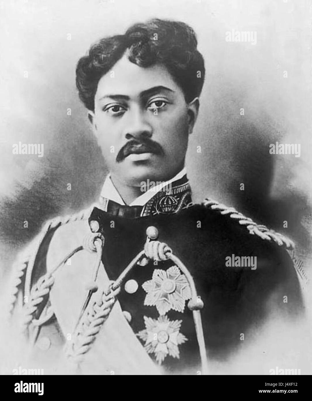 William Pitt Leleiohoku II. War ein hawaiianischer Prinz und Sohn von König KÄ«lauea. Er ist bekannt für seine Rolle in der hawaiianischen Königsgeschichte und seine Beiträge zum hawaiianischen Königreich im 19. Jahrhundert. Stockfoto