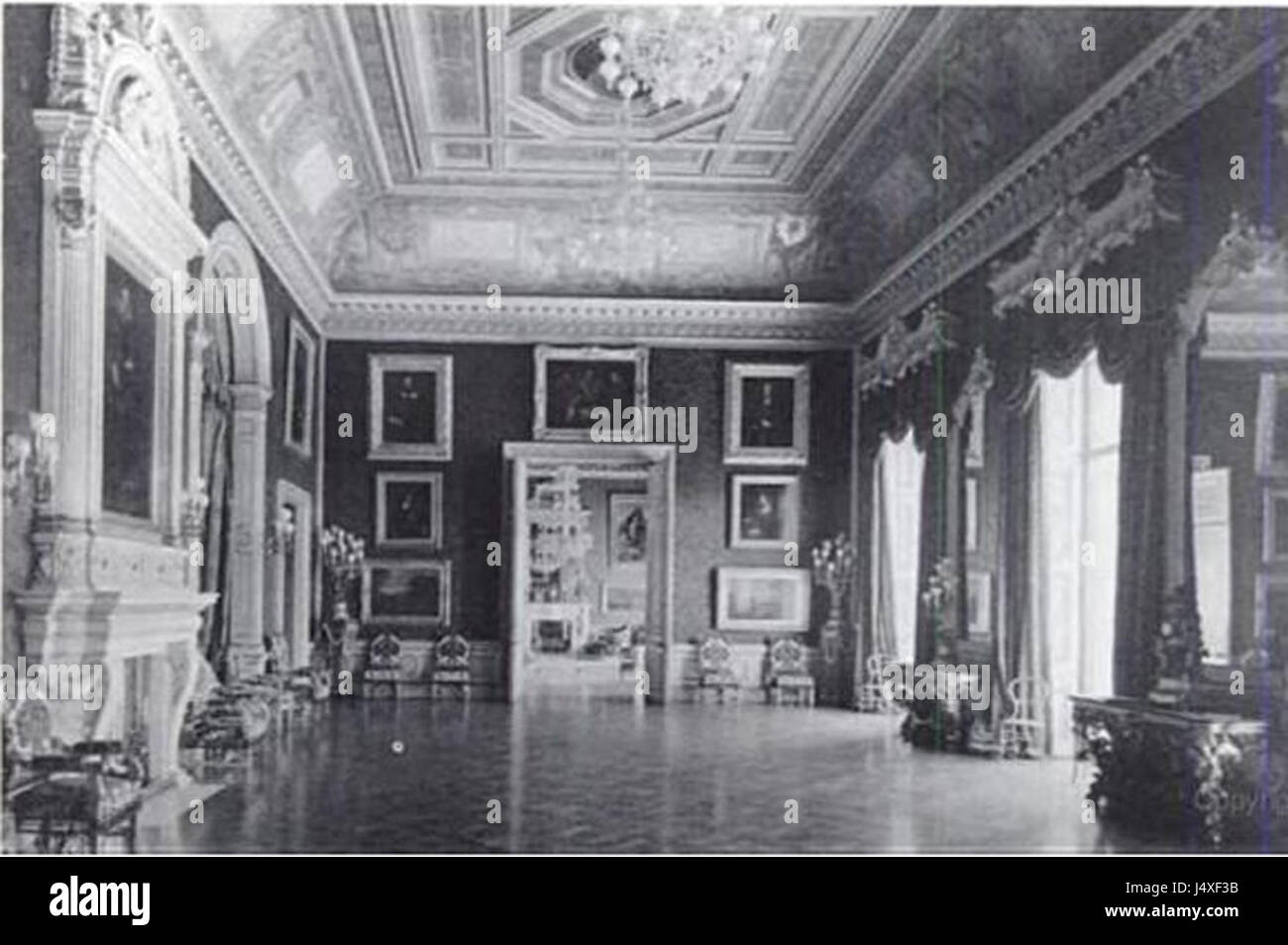 Der grand Salon des Globetrotters Stockfoto