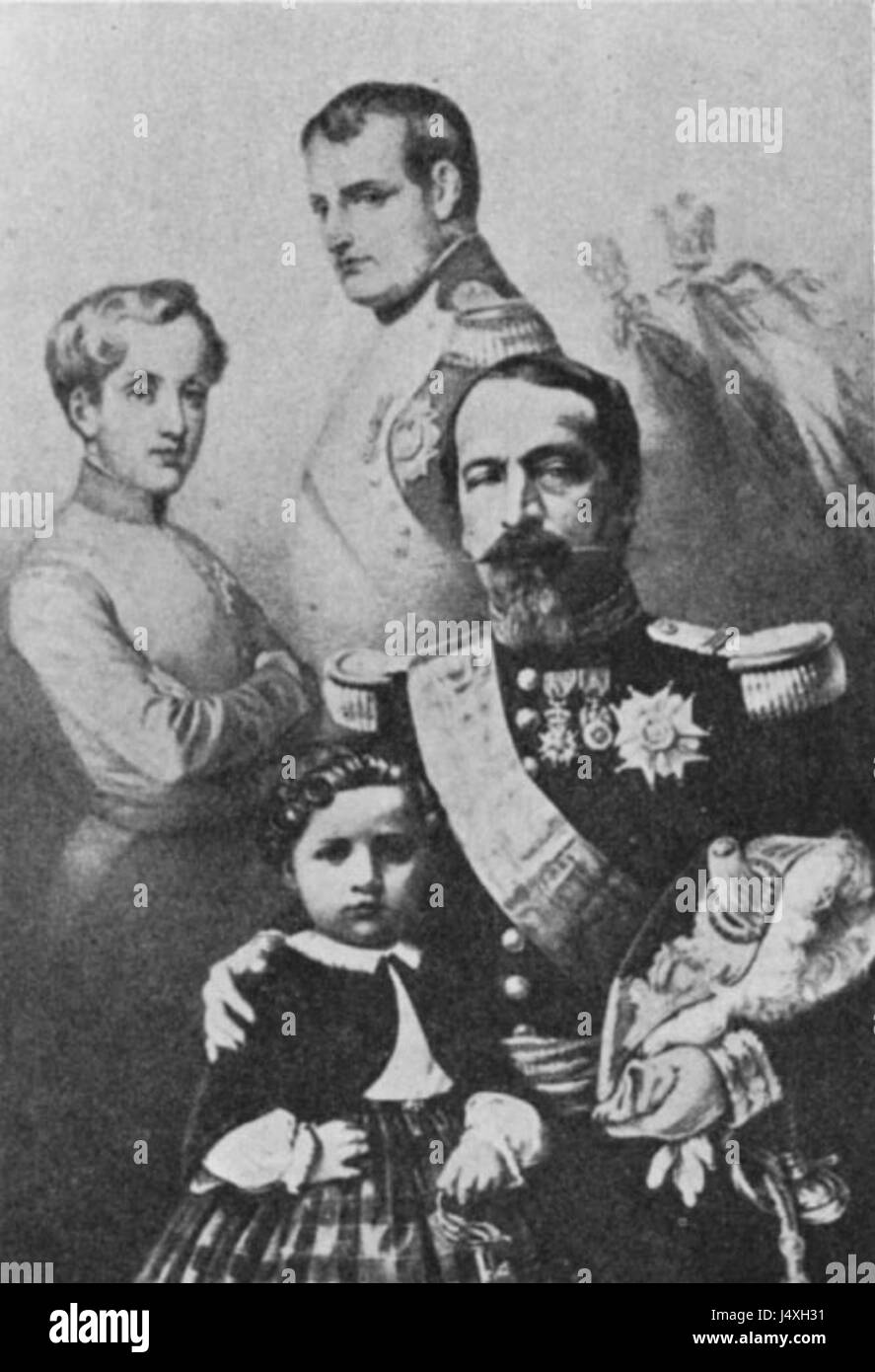 "Die vier Napoleons" bezieht sich auf eine Reihe von Kunstwerken oder Darstellungen, die Napoleon Bonaparte betreffen. Diese Werke könnten verschiedene Phasen seines Lebens oder verschiedene künstlerische Interpretationen seines Charakters und seiner Herrschaft darstellen. Stockfoto "Die vier Napoleons" bezieht sich auf eine Reihe von Kunstwerken oder Darstellungen, die Napoleon Bonaparte betreffen. Diese Werke könnten verschiedene Phasen seines Lebens oder verschiedene künstlerische Interpretationen seines Charakters und seiner Herrschaft darstellen. Stockfoto