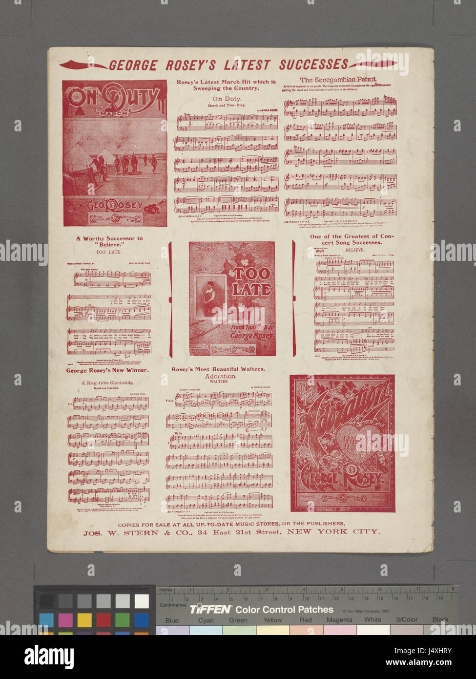 Während die Kloster Glocken wurden (NYPL Hades 1935960 2010835) Stockfoto