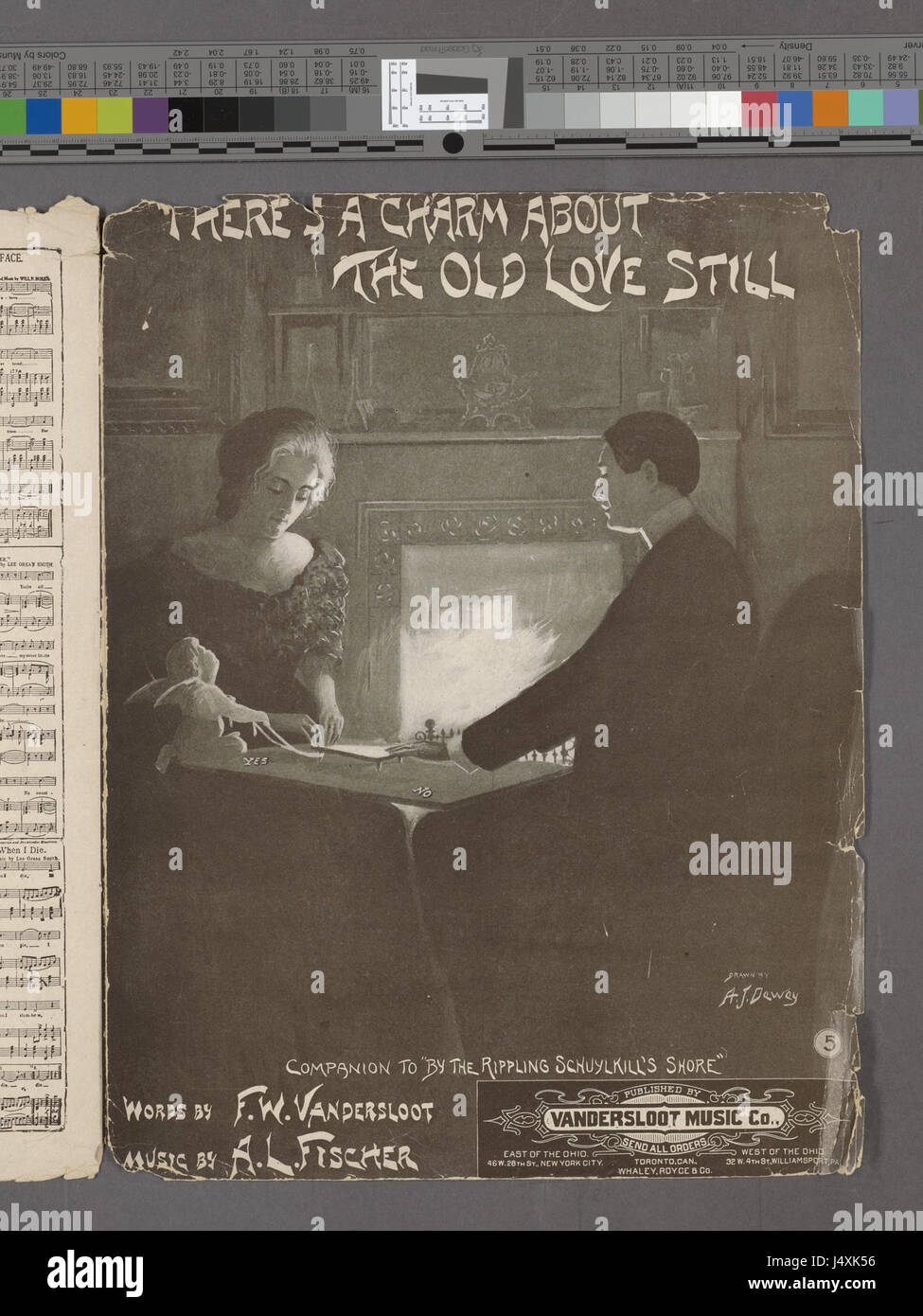 Es geht ein Zauber von die alte Liebe noch (NYPL Hades 1937592 2003598) Stockfoto