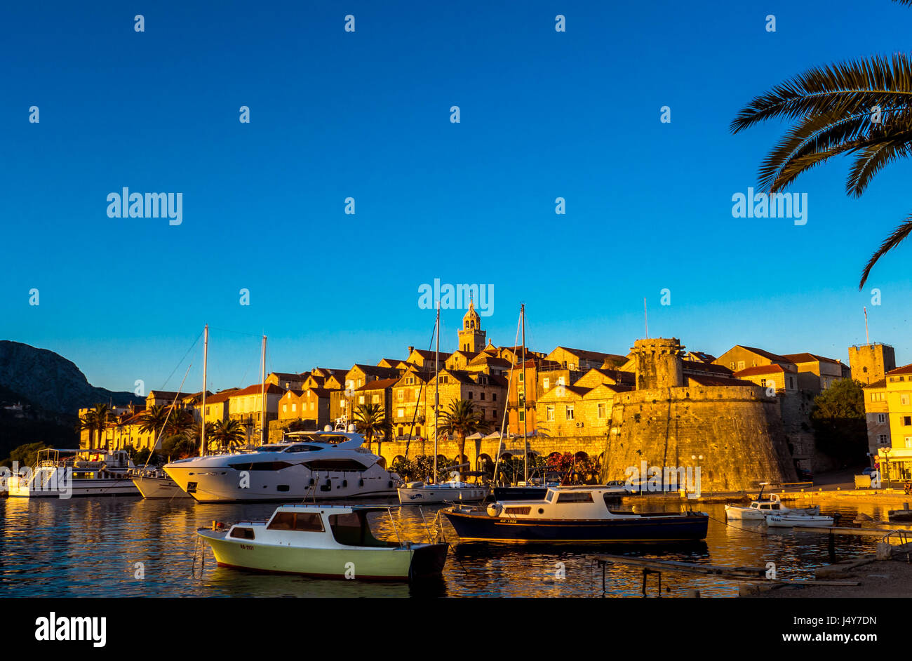 Insel Korcula, Kroatien Stockfoto