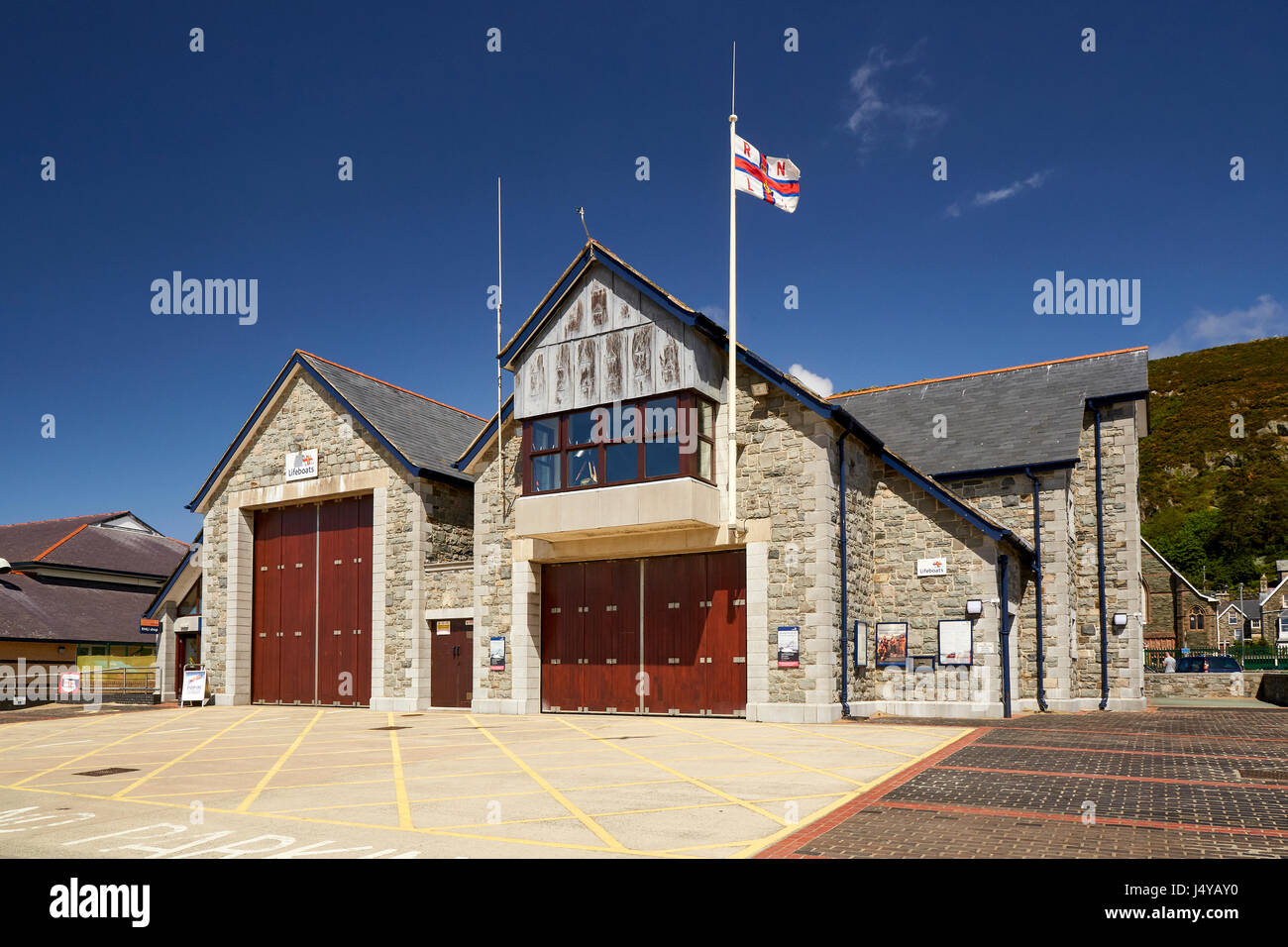 Leben Boot Station Barmouth Gwynedd Wales UK Stockfoto