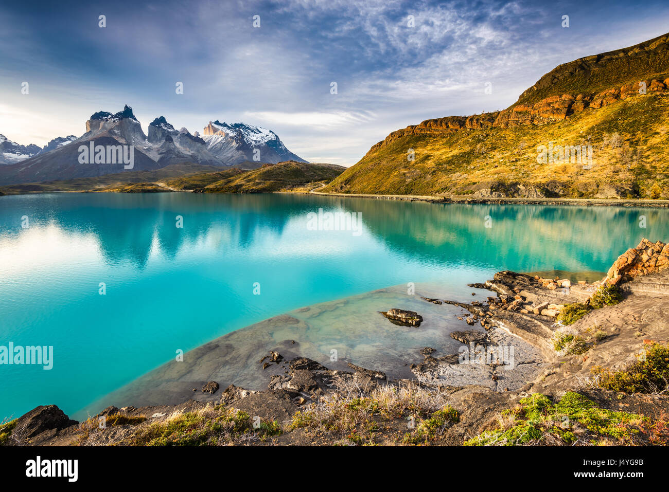 Patagonien, Chile - Torres del Paine, in der südlichen patagonischen Eisfeld Magellanes Region von Südamerika Stockfoto