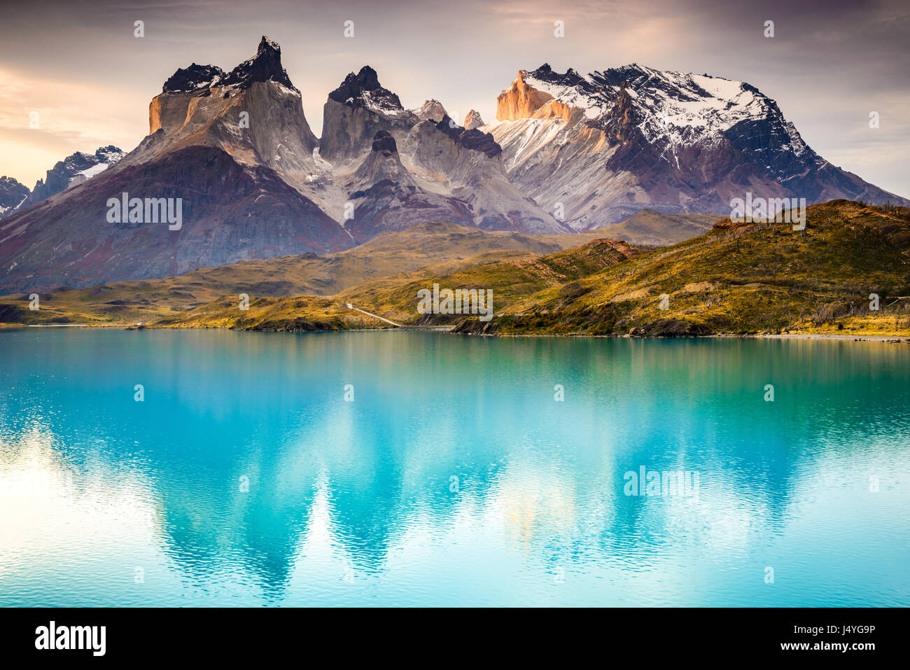 Patagonien, Chile - Torres del Paine, in der südlichen patagonischen Eisfeld Magellanes Region von Südamerika Stockfoto