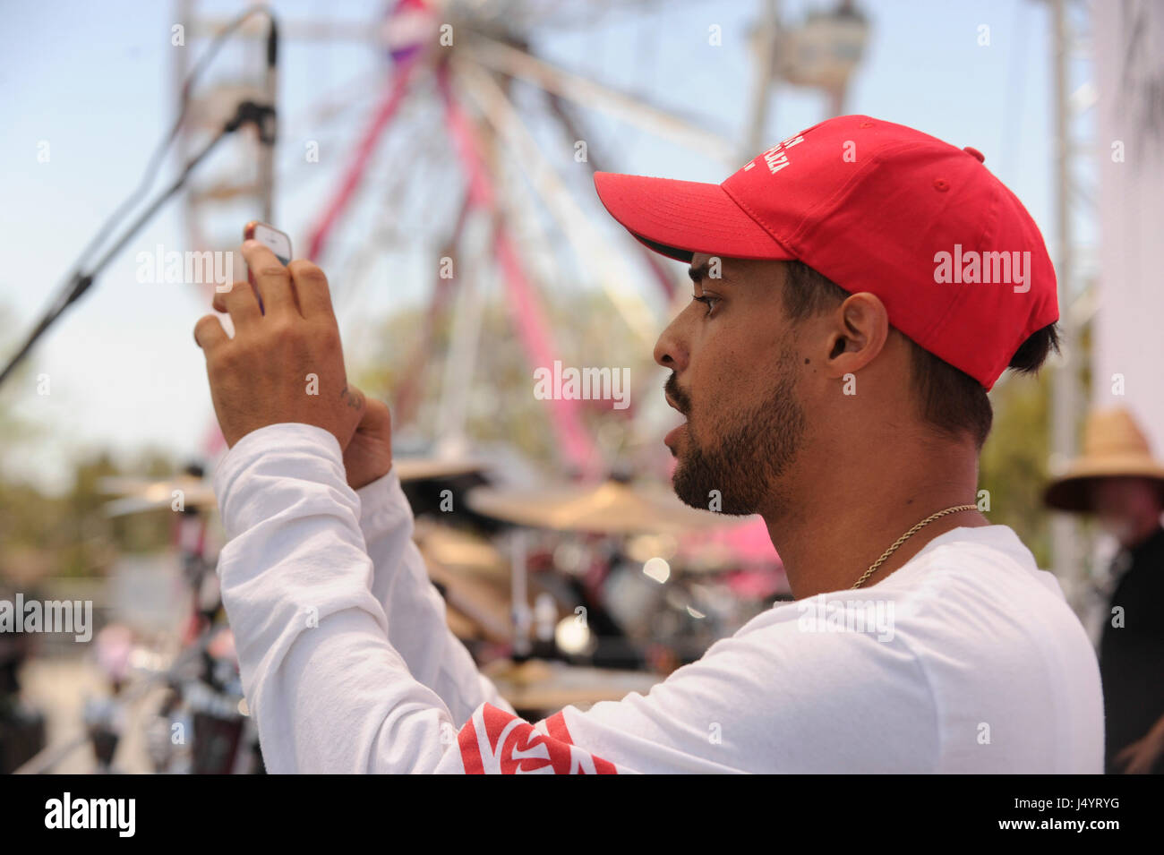 Lakestreet Louie in der 2017 KIIS FM Wango Tango im StubHub Center am 13. Mai 2017 in Carson, Kalifornien. Stockfoto