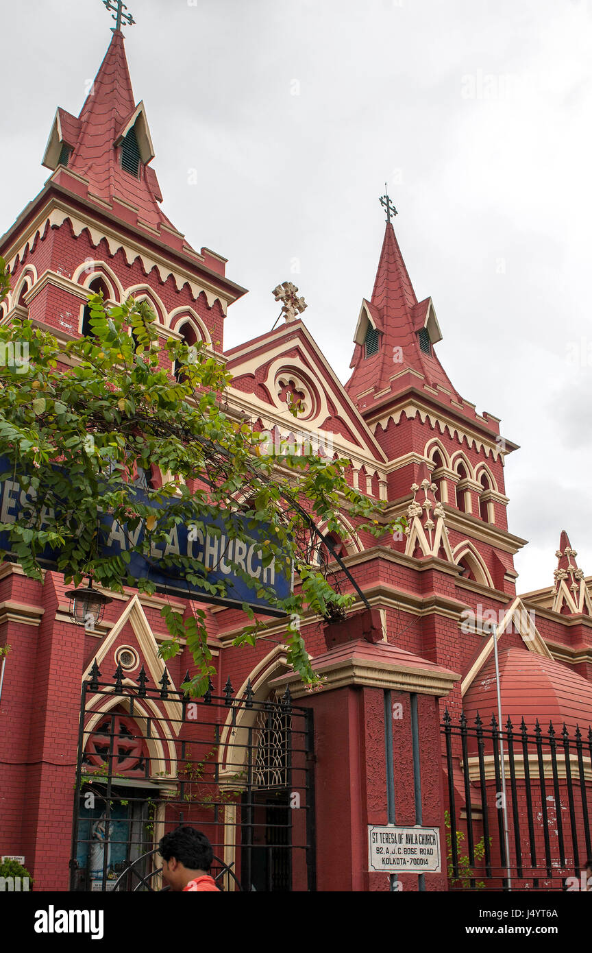 St. Teresa von Avila Kirche, Kolkata, Westbengalen, Indien, Asien Stockfoto