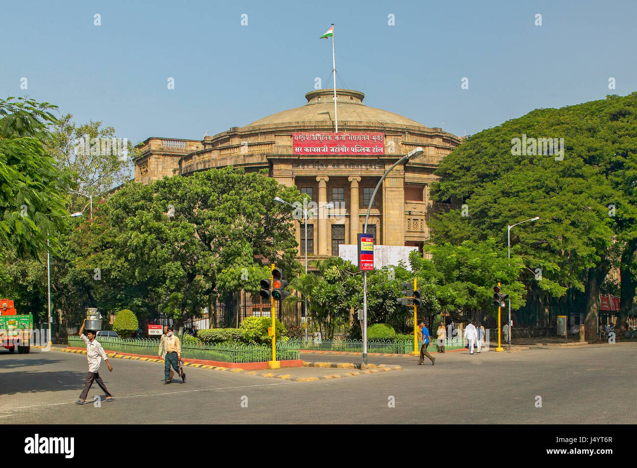 Sir cowasji Jehangir öffentliche Halle jetzt NGMA, Mumbai, Maharashtra, Indien, Asien Stockfoto