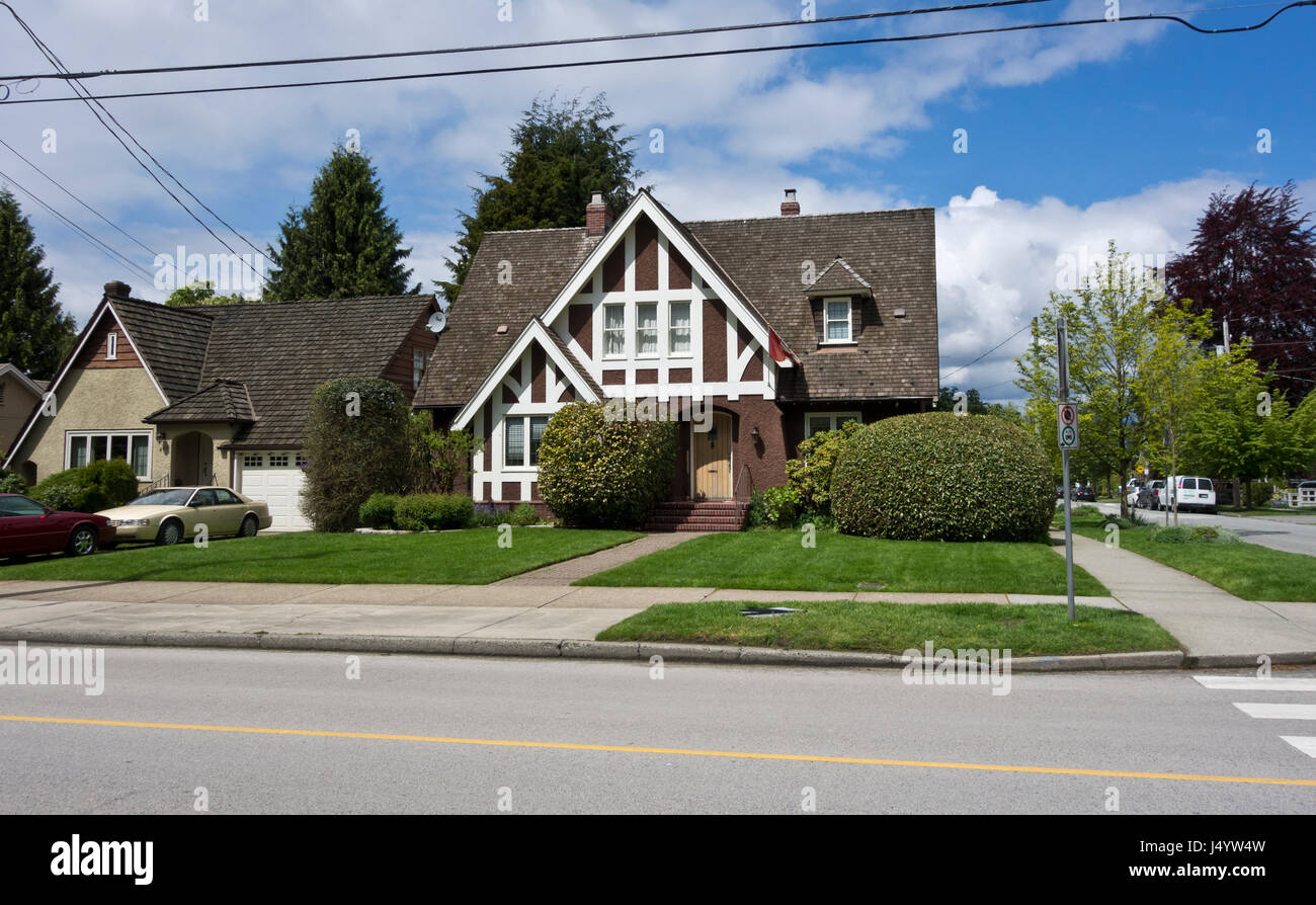 Erbe Haus befindet sich in Queens Park Nachbarschaft von New Westminster, BC, Kanada. Stockfoto