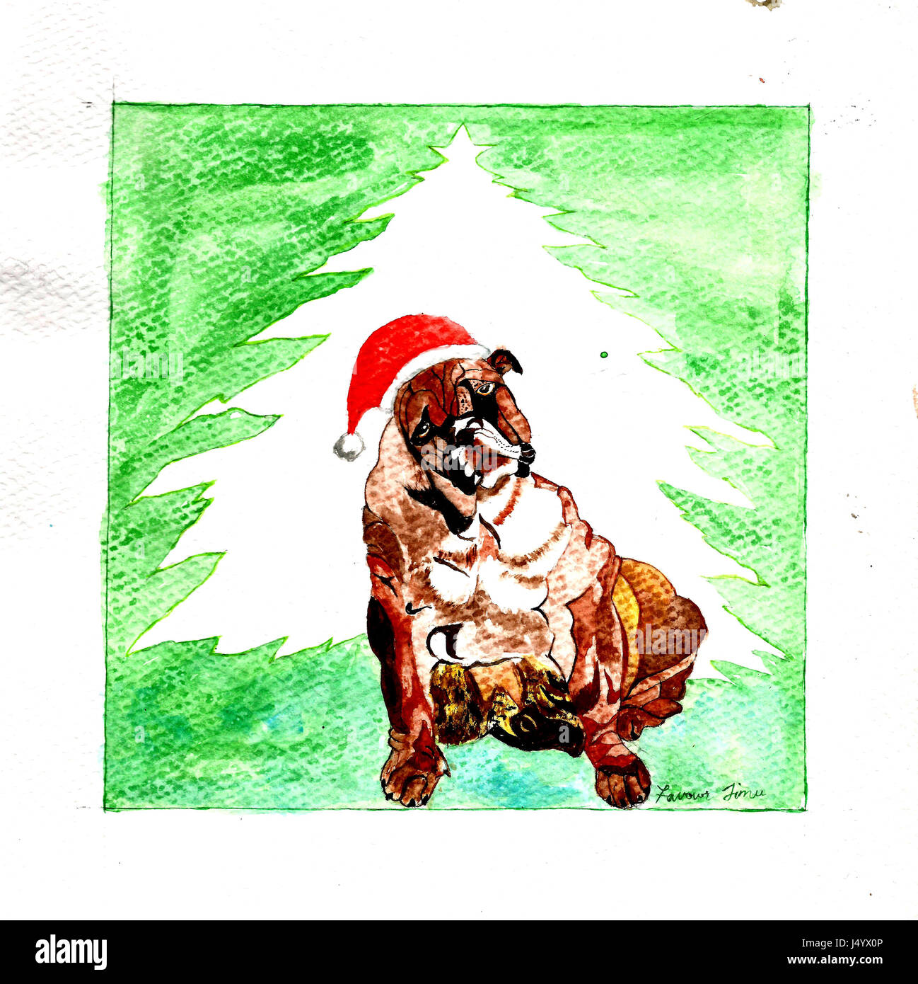 Weihnachtskarten Stockfoto