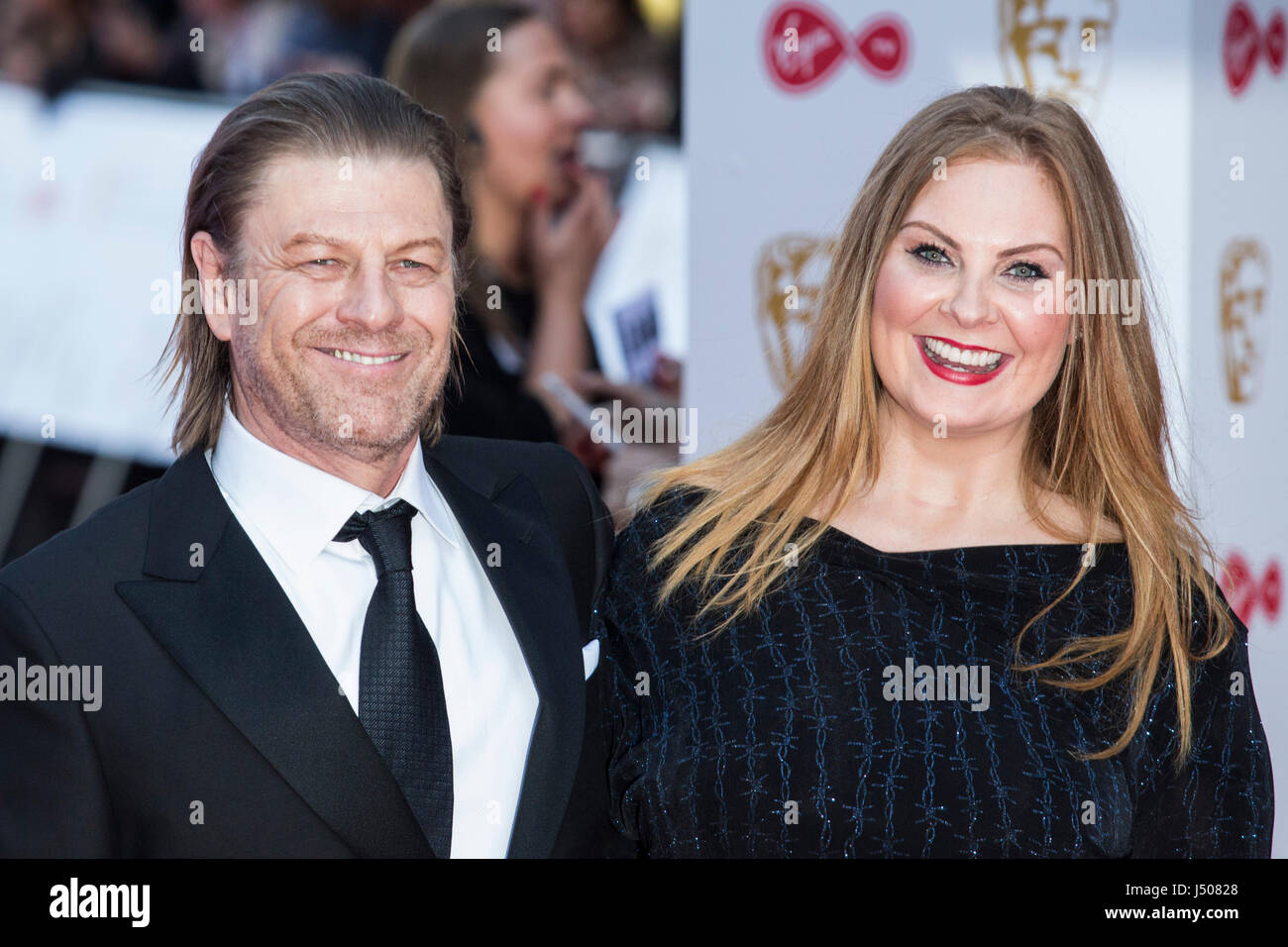 Lonodn, UK. 14. Mai 2017. Schauspieler Sean Bean kommt für die Jungfrau TV British Academy Television Awards (BAFTAs) in der Royal Festival Hall. Foto: Lebendige Bilder/Alamy Live-Nachrichten Stockfoto