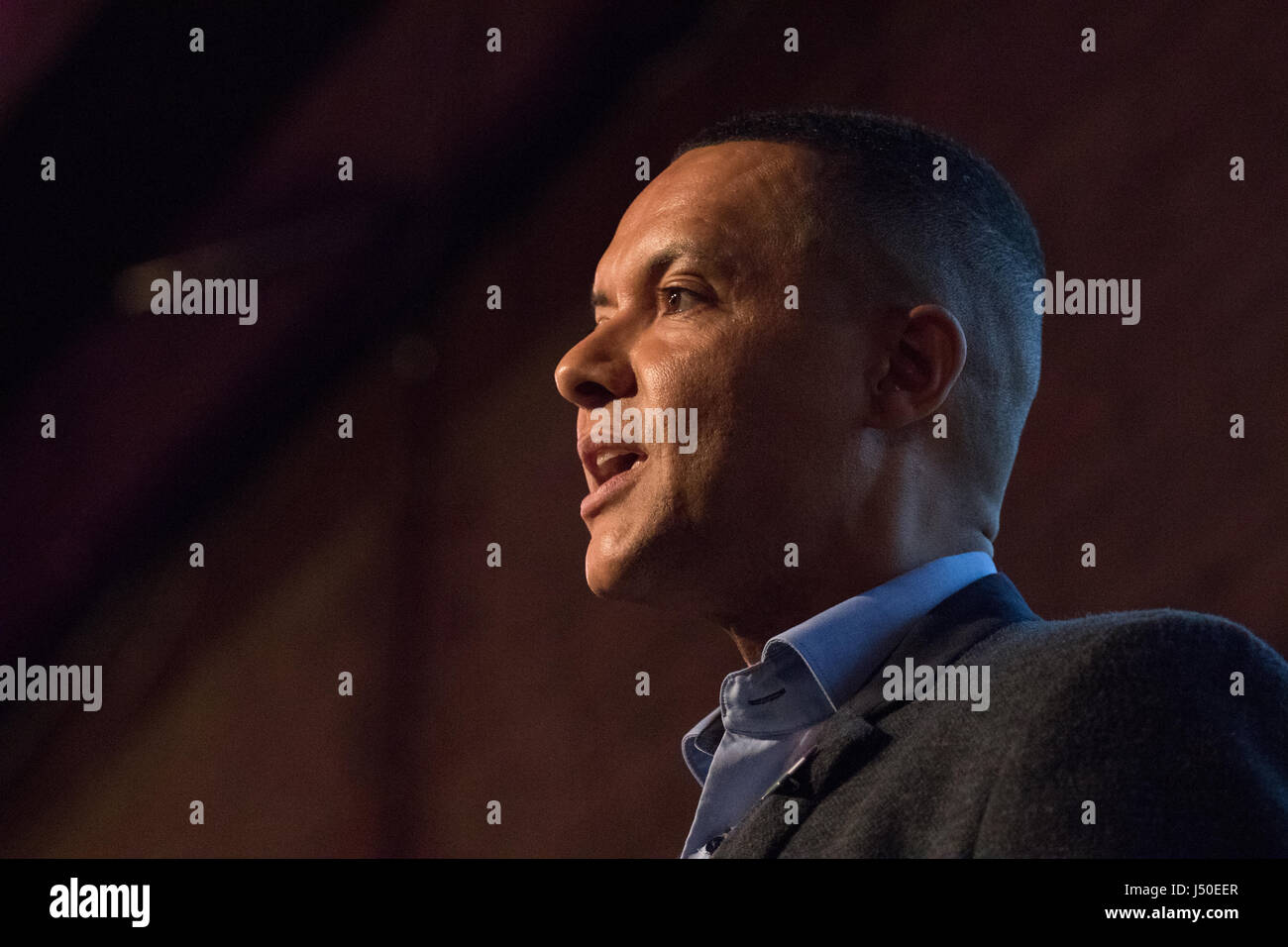 London, UK. 15. Mai 2017. Clive Lewis. Progressive Allianz-Launch-Event, London, UK-Credit: Brayan Lopez/Alamy Live News Stockfoto