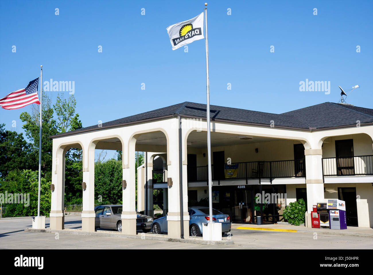Monroeville Alabama, Days Inn, Motelkette, façade, Auffahrt, Eingang, Vorderseite, Besucher reisen Reisen Touristik Tourismus Wahrzeichen Kultur Kult Stockfoto