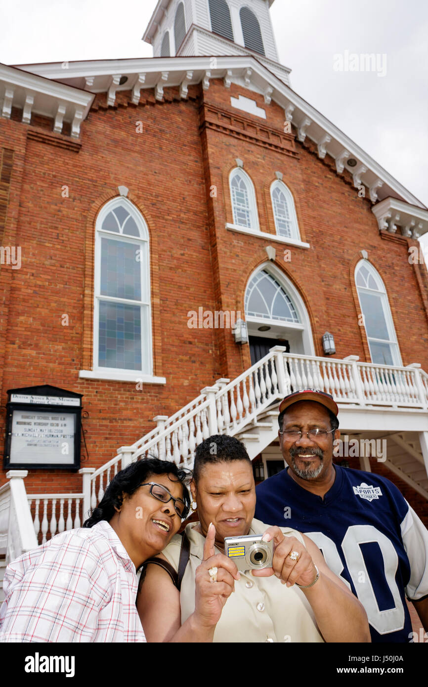 Montgomery Alabama, Dexter Avenue King Memorial Baptist Church, Martin Luther King Jr., Pastor, Bürgerrechtsbewegung, Schwarze Schwarze Afrikaner ethnisch Stockfoto