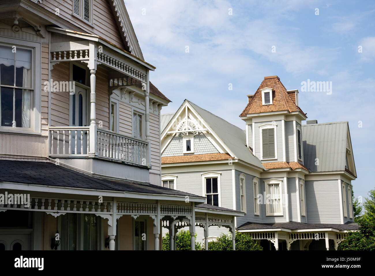 Alabama Butler County, Greenville, Commerce Street, historische Häuser, Besucher reisen Reise Tour Tourismus Wahrzeichen Kultur Kultur Kultur, vac Stockfoto