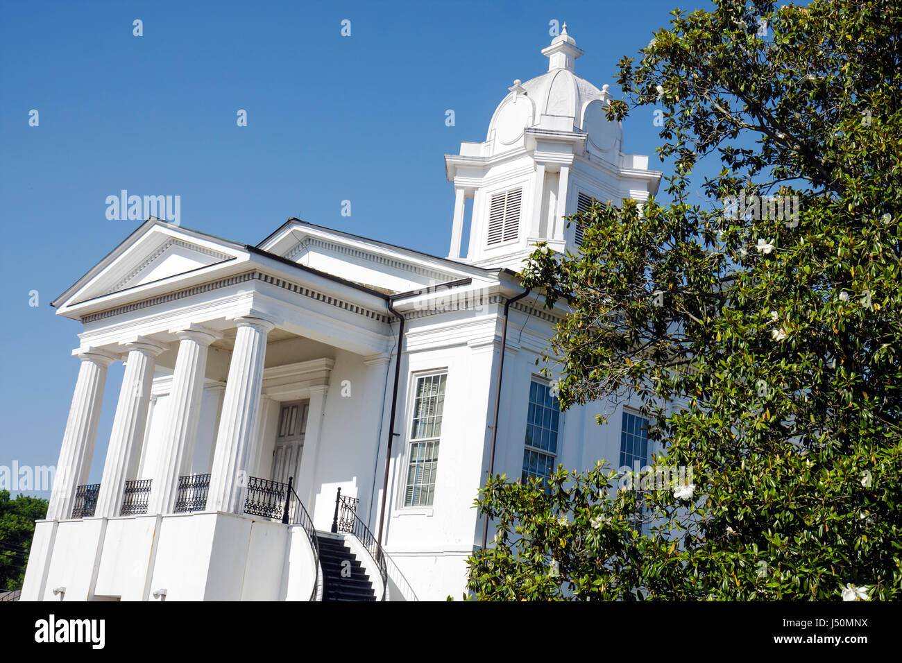 Alabama, Lowndes County, Hayneville, Lowndes County Courthouse, AL080521046 Stockfoto