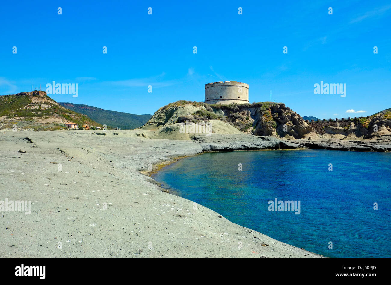 Bosa Marina, Sardinien, Italien Stockfoto