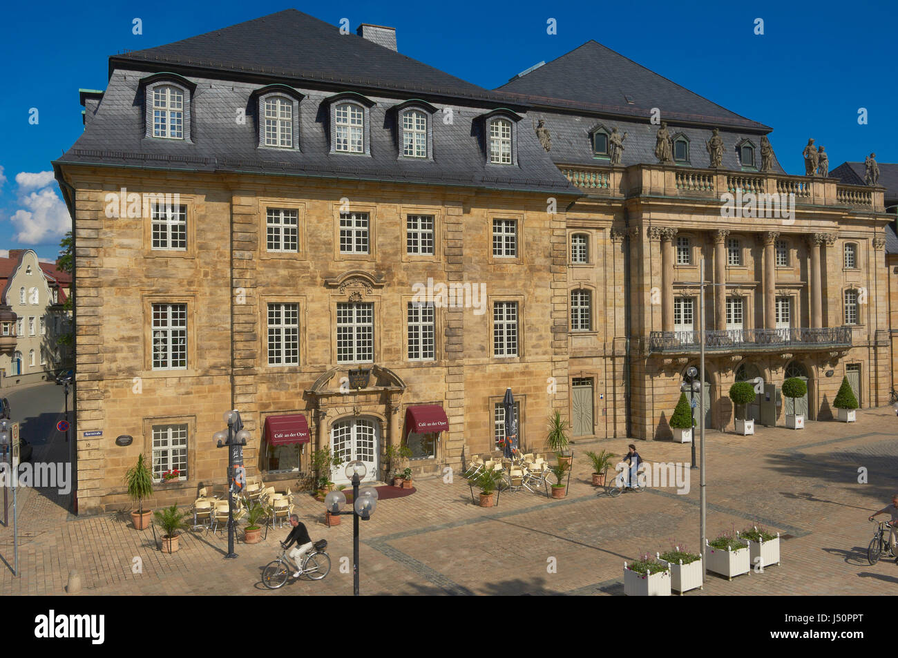 Bayreuth, Oper, Opera del Markgraf, Oper Street, Opernstrasse, Oberfranken, Franken, Bayern, Deutschland Stockfoto