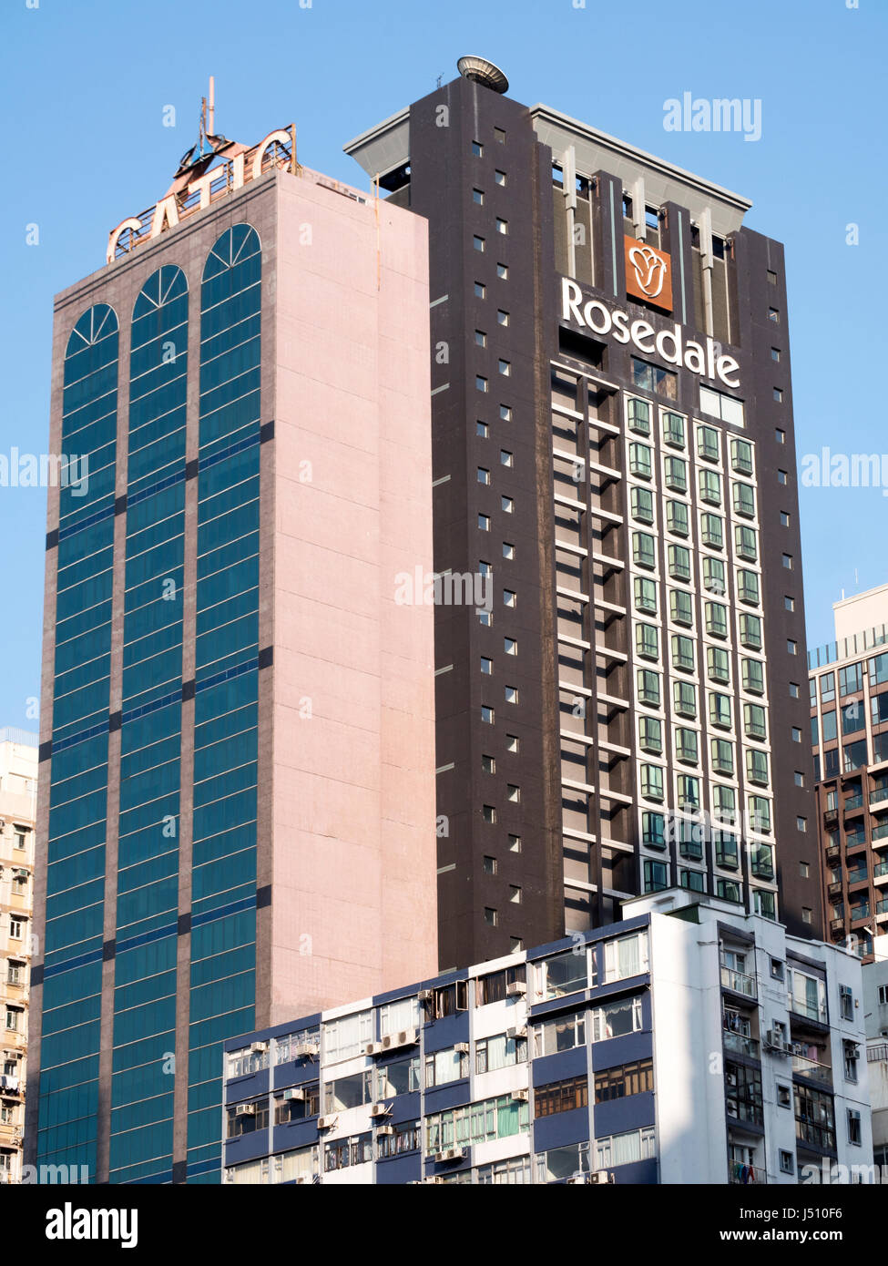 Rosedale Hotel Hong Kong, Causeway Bay, Hong Kong, China, Asien. Stockfoto